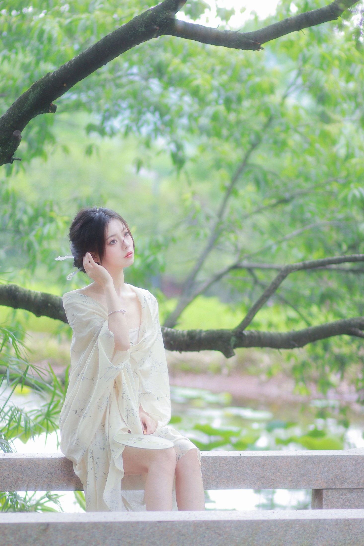 鹿离 – 《清冷感新中式～初夏的绿意》[14P] 插图5