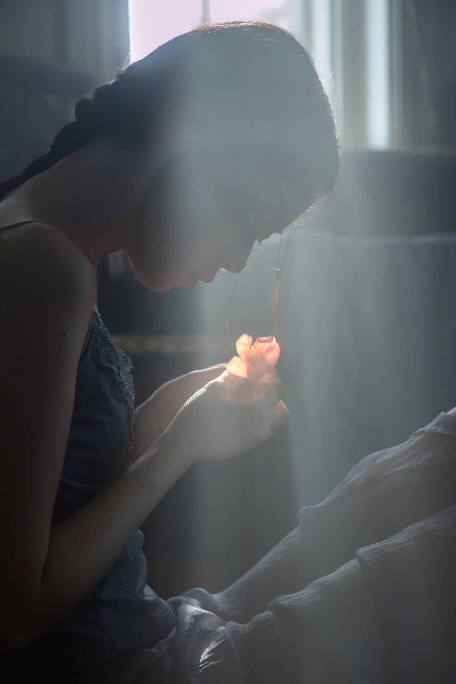 蔡景梵 – 《光，海棠花和女孩》[18P]