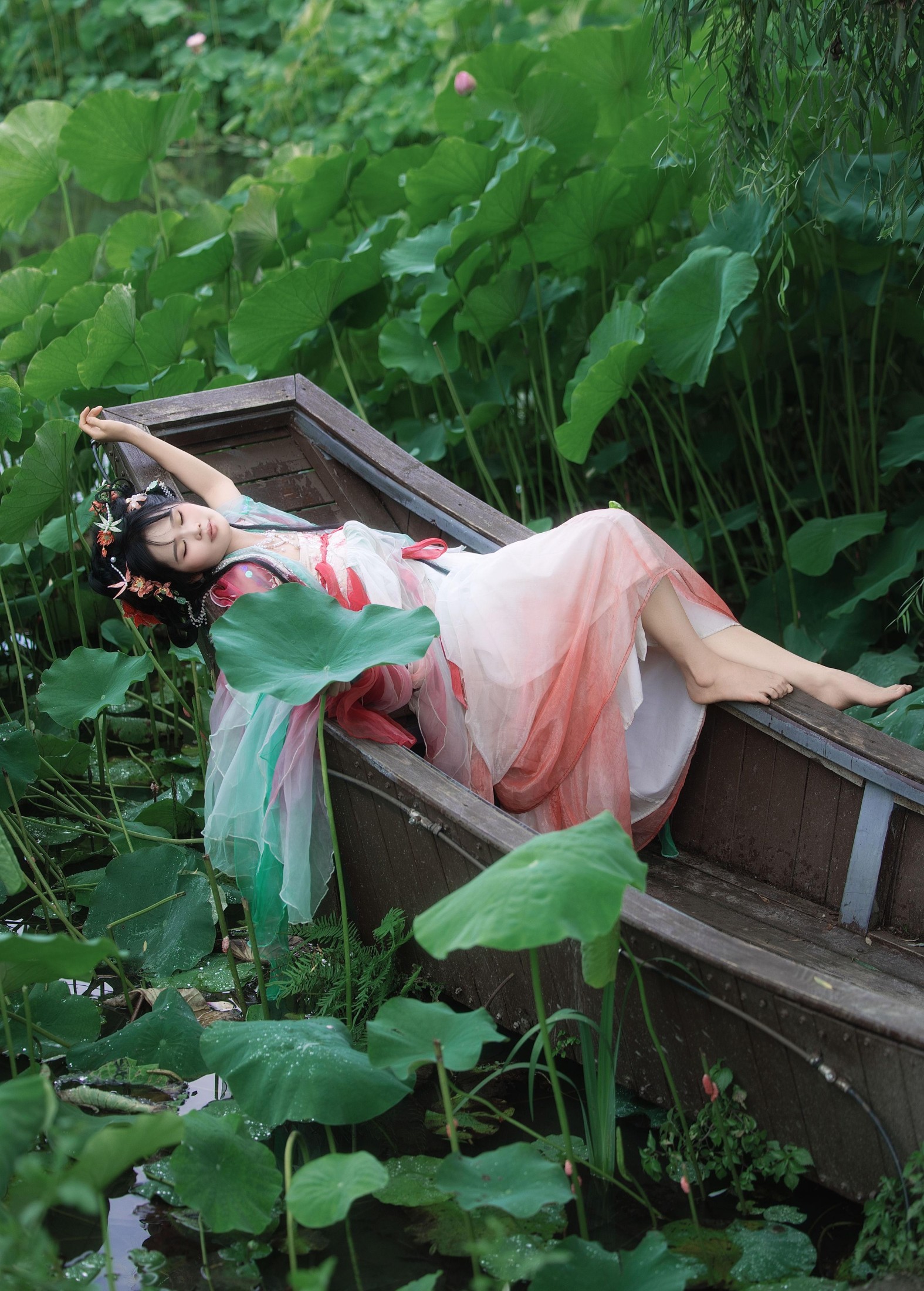 婳婳 – 《夏日荷花》[17P]