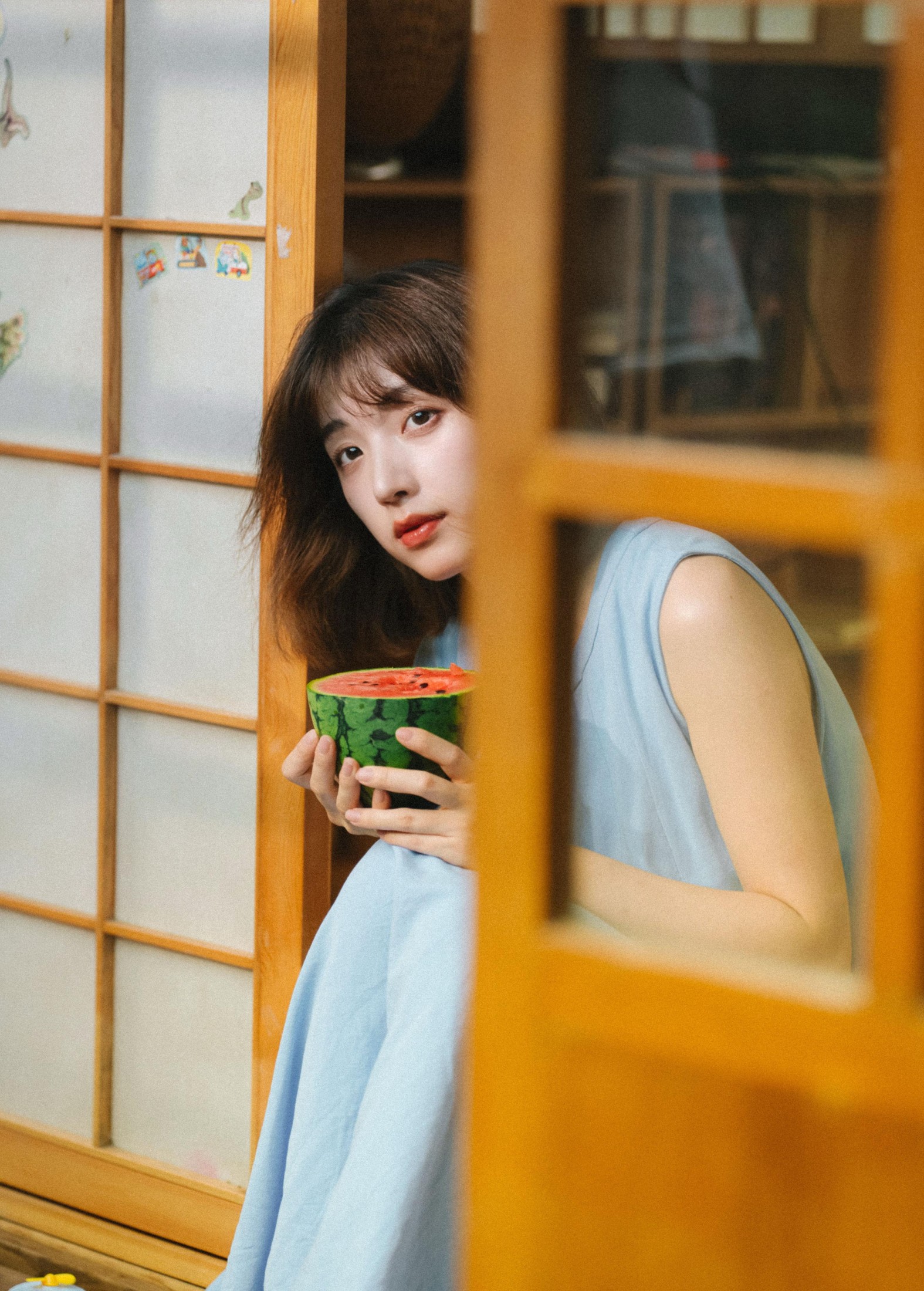 麻薯旎子 – 《尝一口西瓜味的夏天～》[60P]