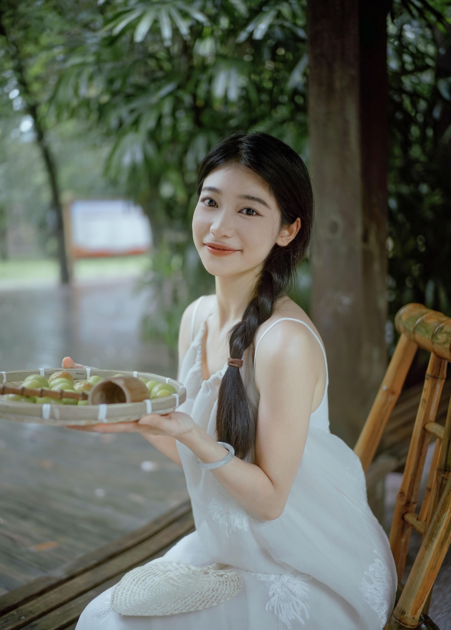 小美 – 《雨落林间，少女的青李时光》[41P]