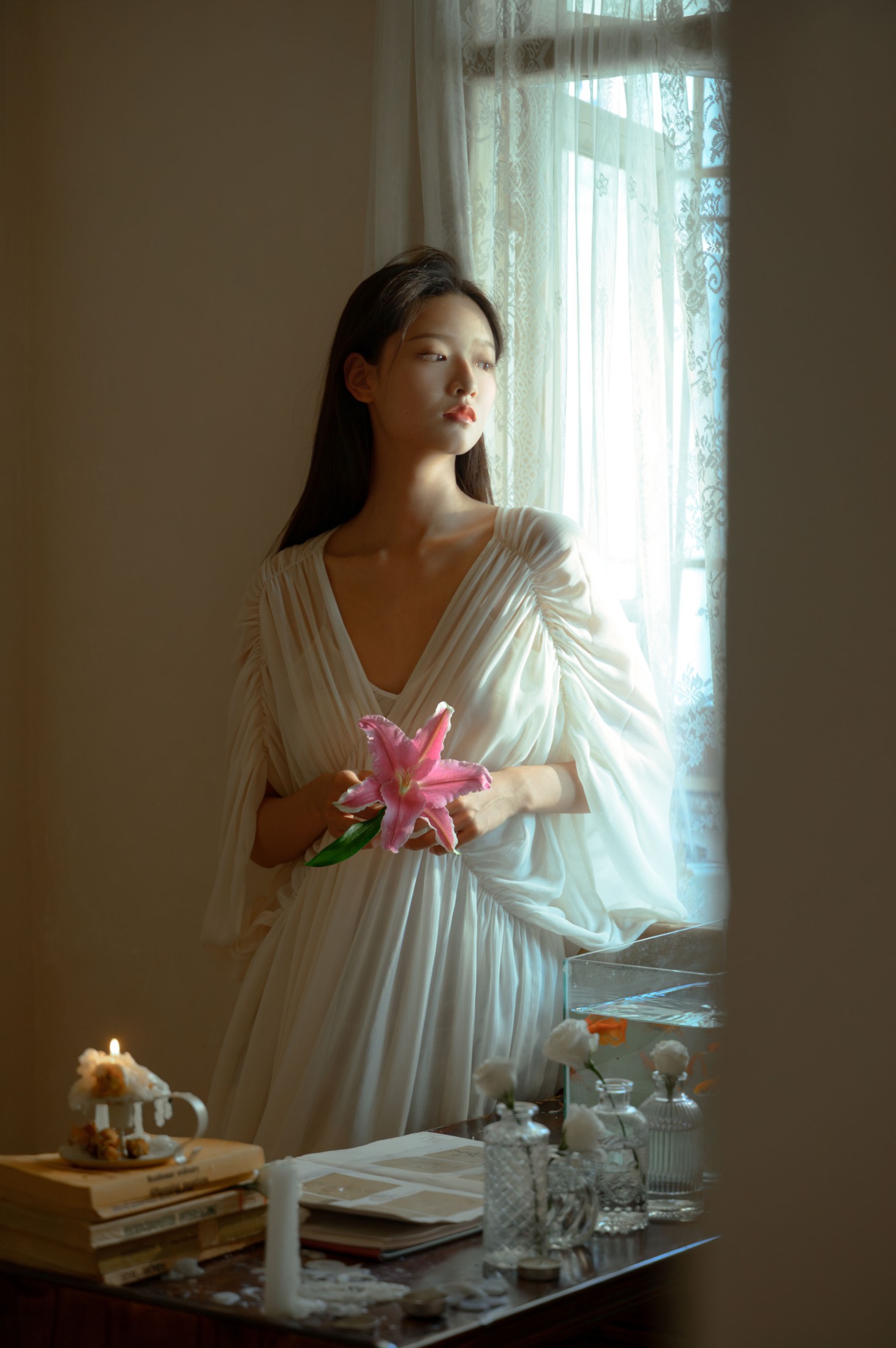 大力 – 《粉百合》[31P]