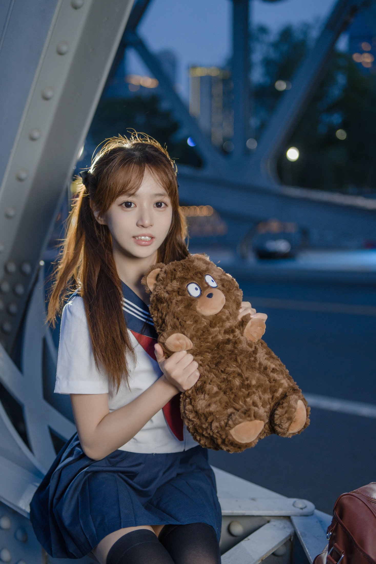 小亿 – 《蓝调jk小可爱》[50P]