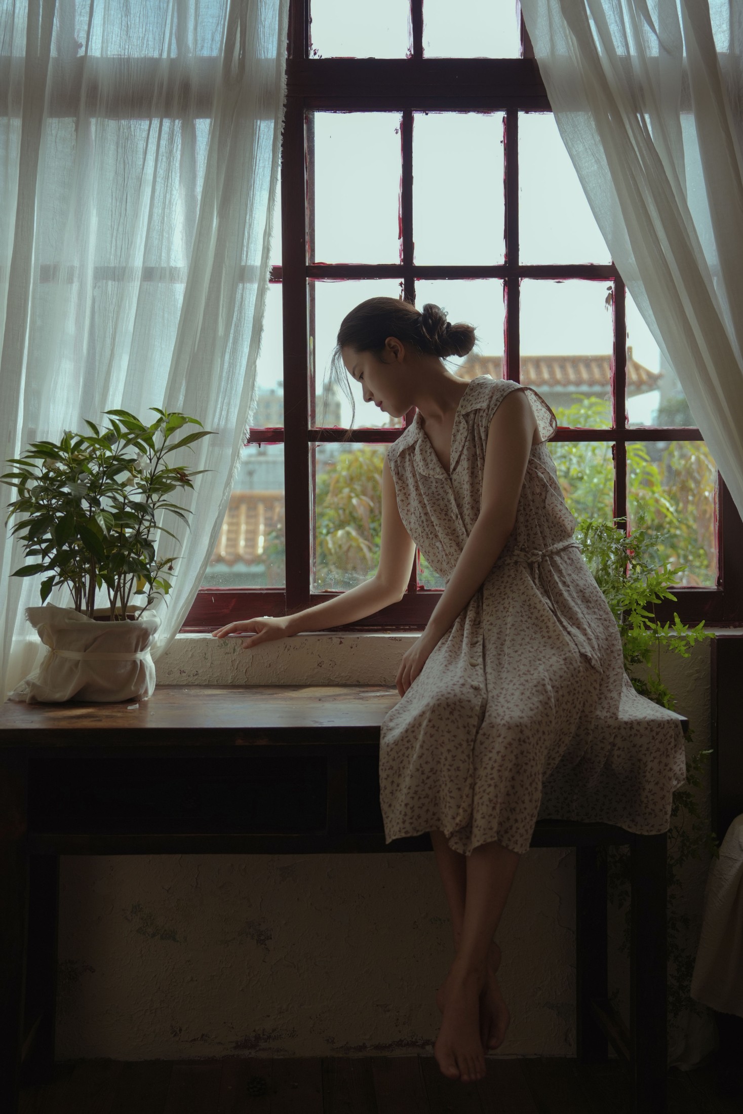 shi jiuqian的一二 – 《我的房间，窗户开向寂静》[21P]