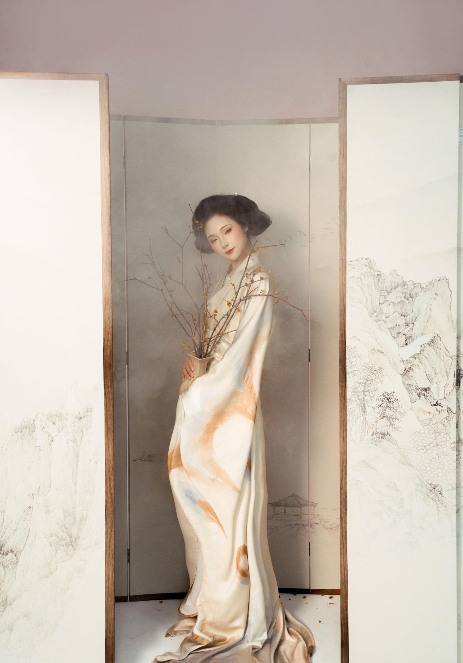 越月 – 《泥人张仿妆》[13P]