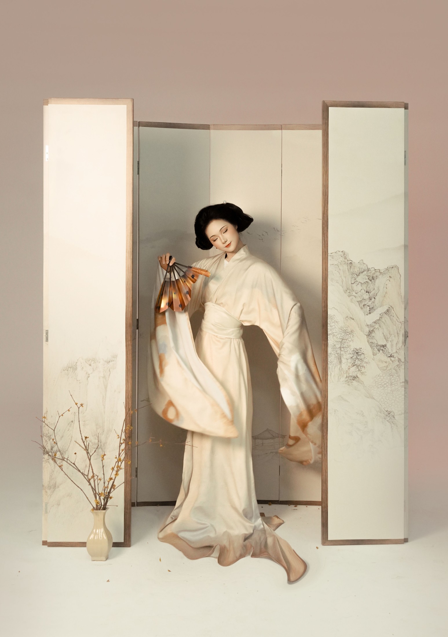 越月 – 《泥人张仿妆》[13P]