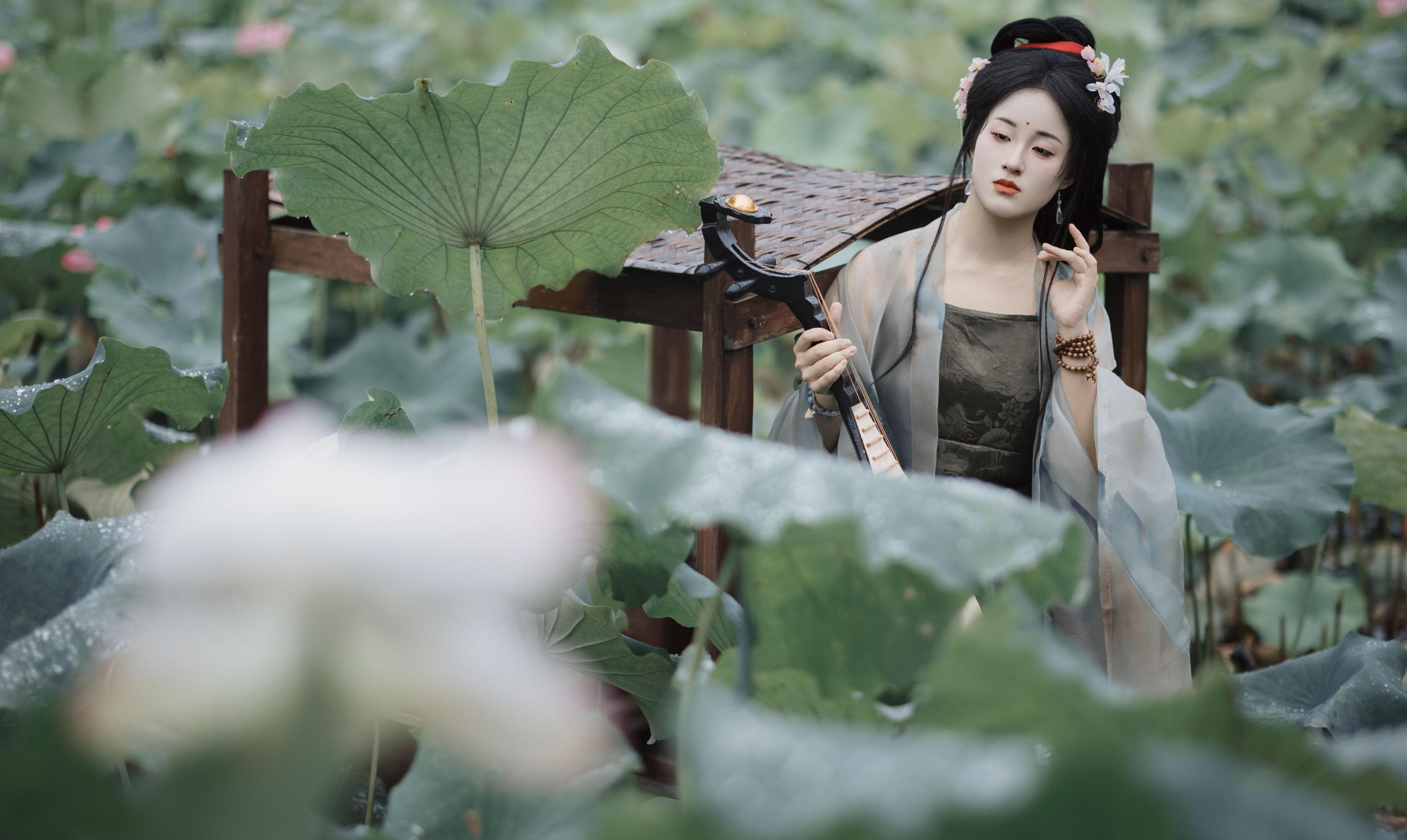 原地掉线去夜闹 – 《雨中采荷》[35P]