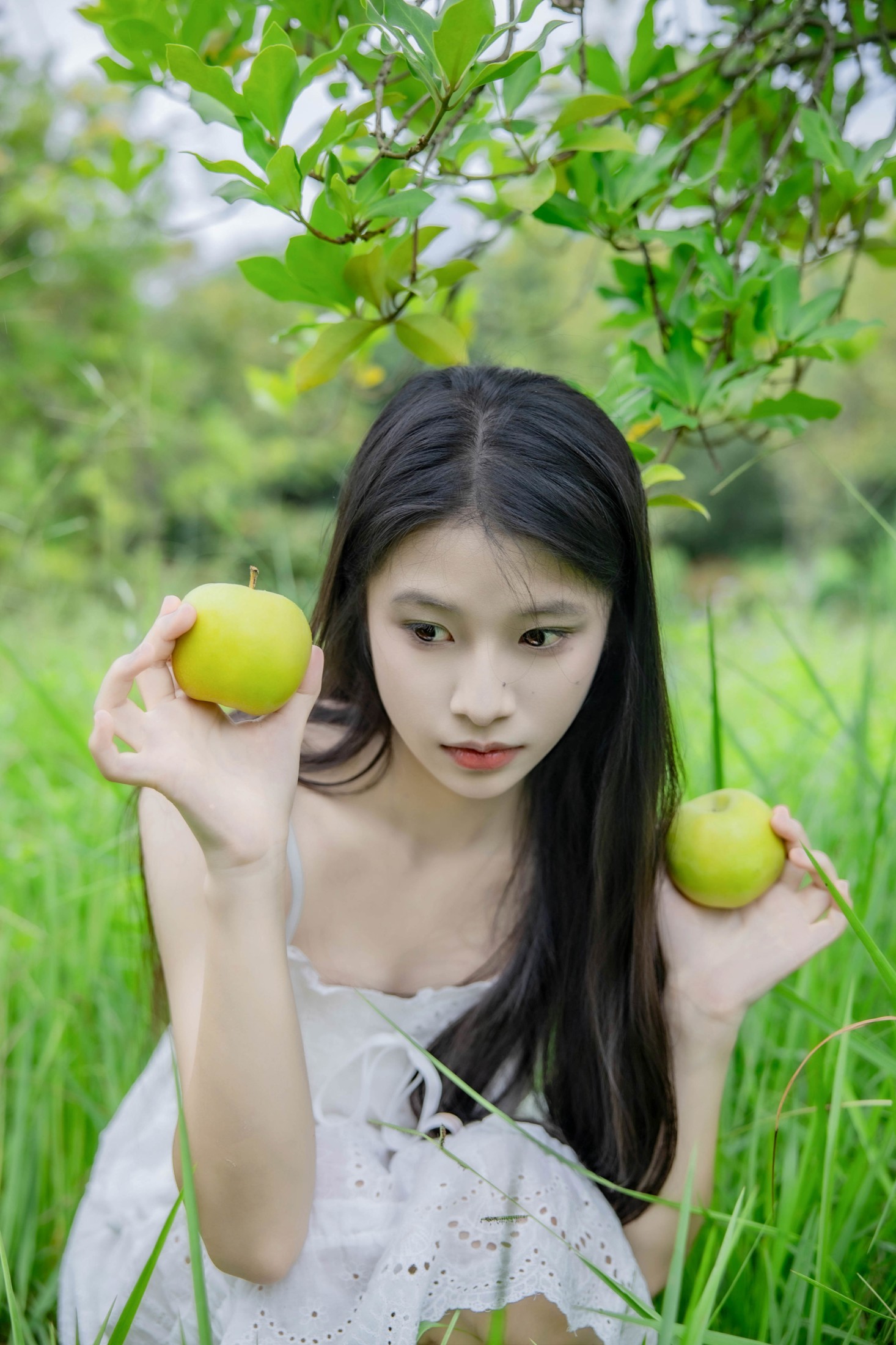 湉懒懒. – 《青苹果的青涩少女》[25P]