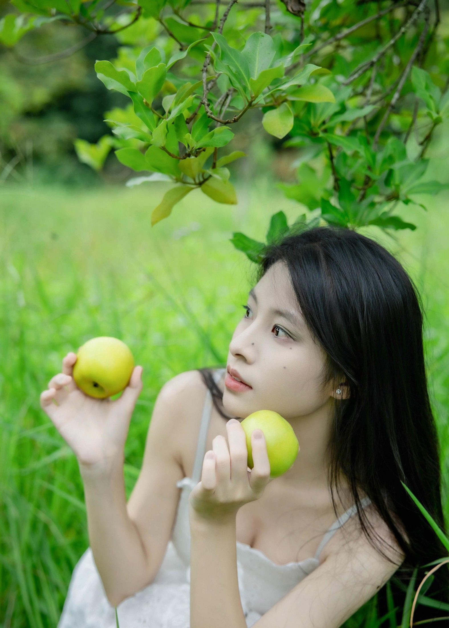 湉懒懒. – 《青苹果的青涩少女》[25P]