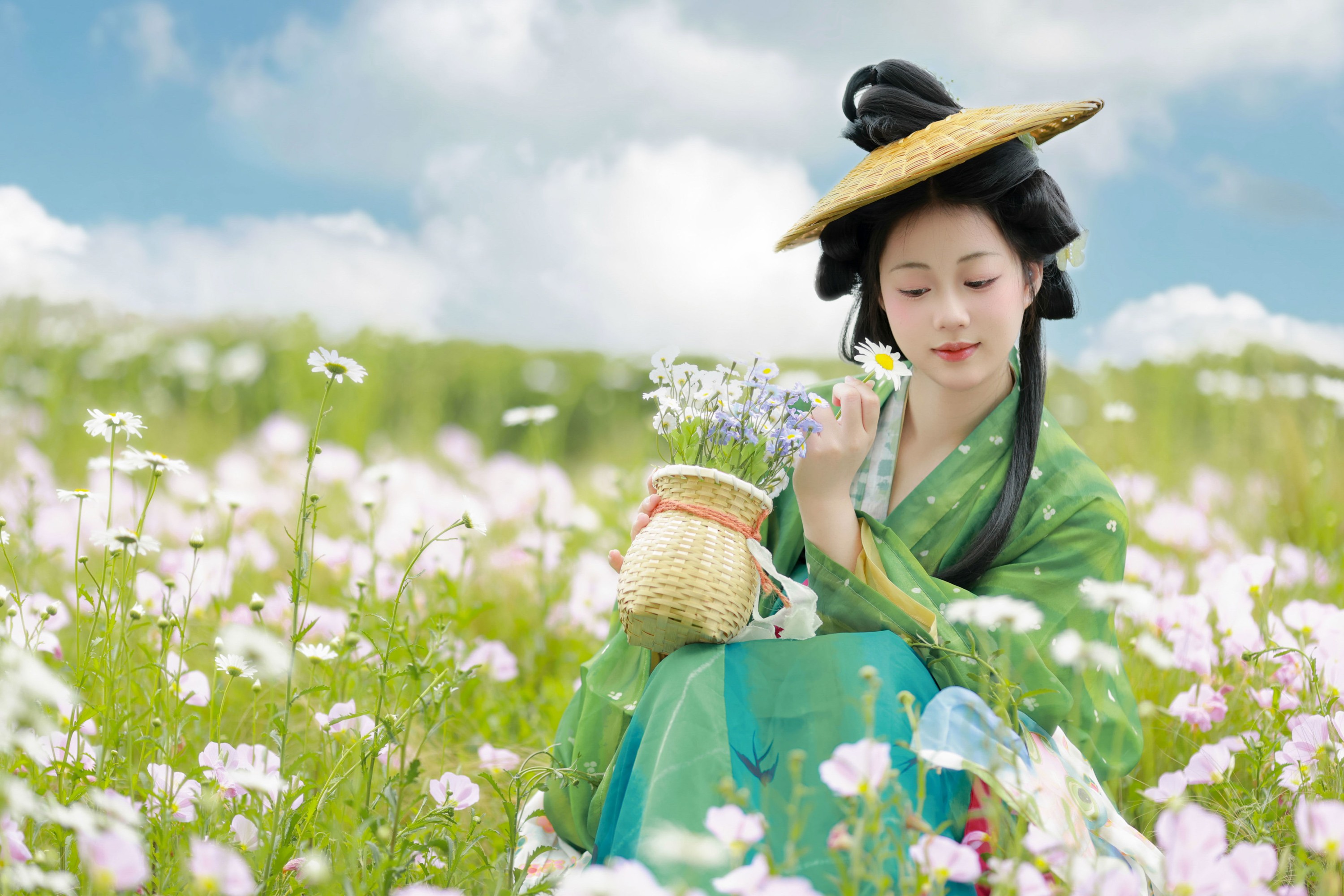 赵噗噗 – 《罗衣轻挽，撷一缕芬芳入梦。》[13P]