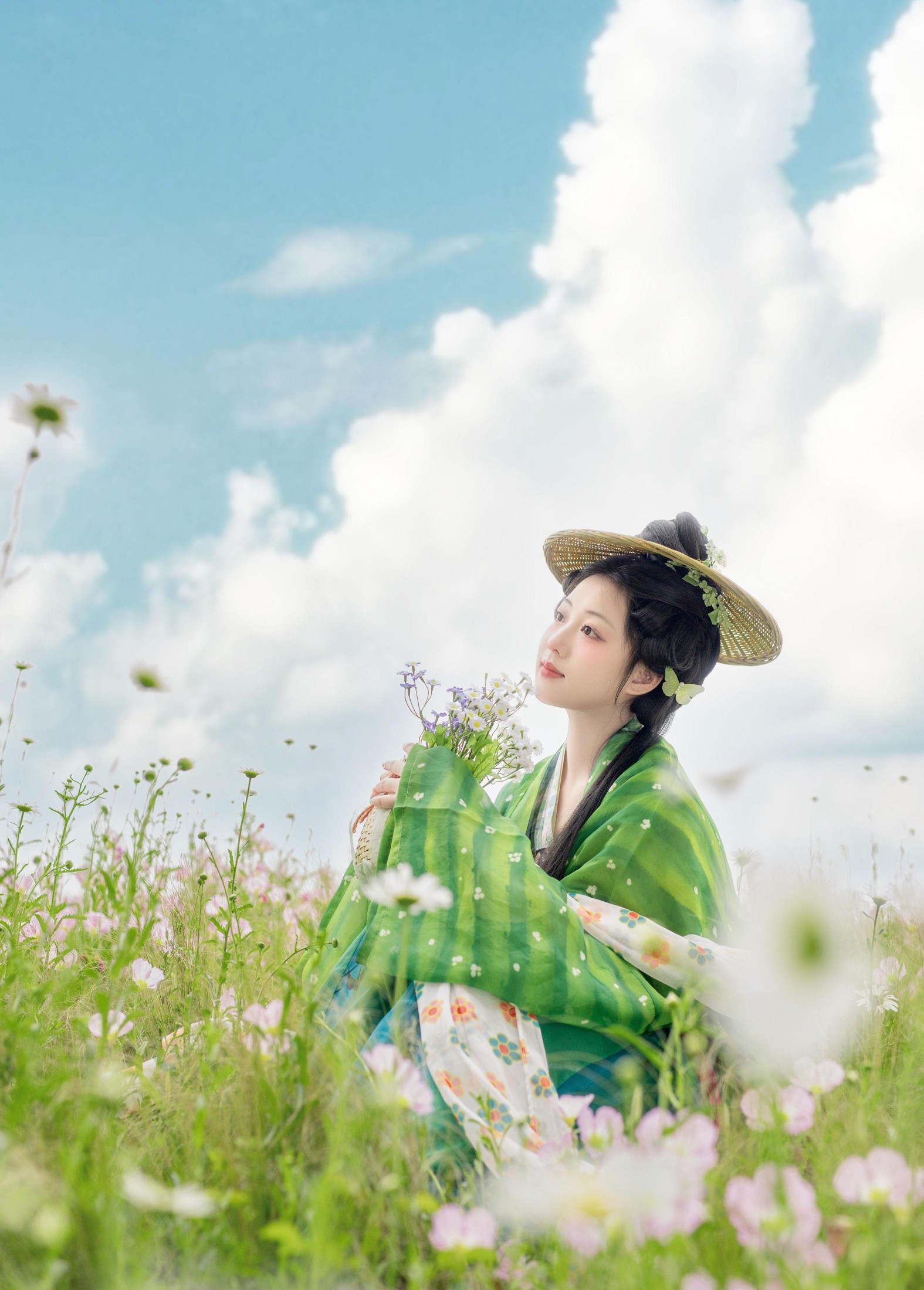 赵噗噗 – 《罗衣轻挽，撷一缕芬芳入梦。》[13P]