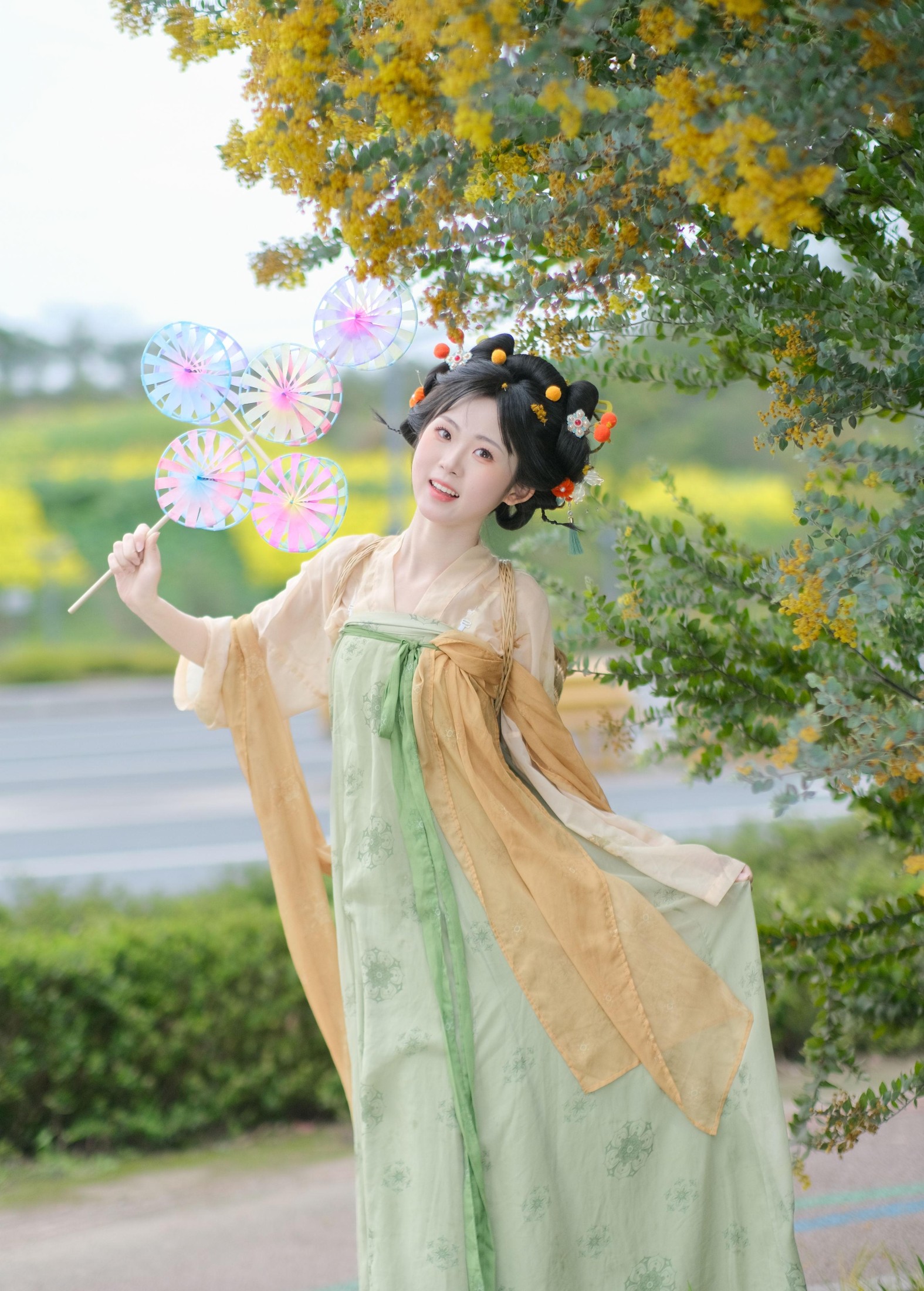 1010 – 《可可爱爱的小唐风金合欢写真》[14P] 插图2