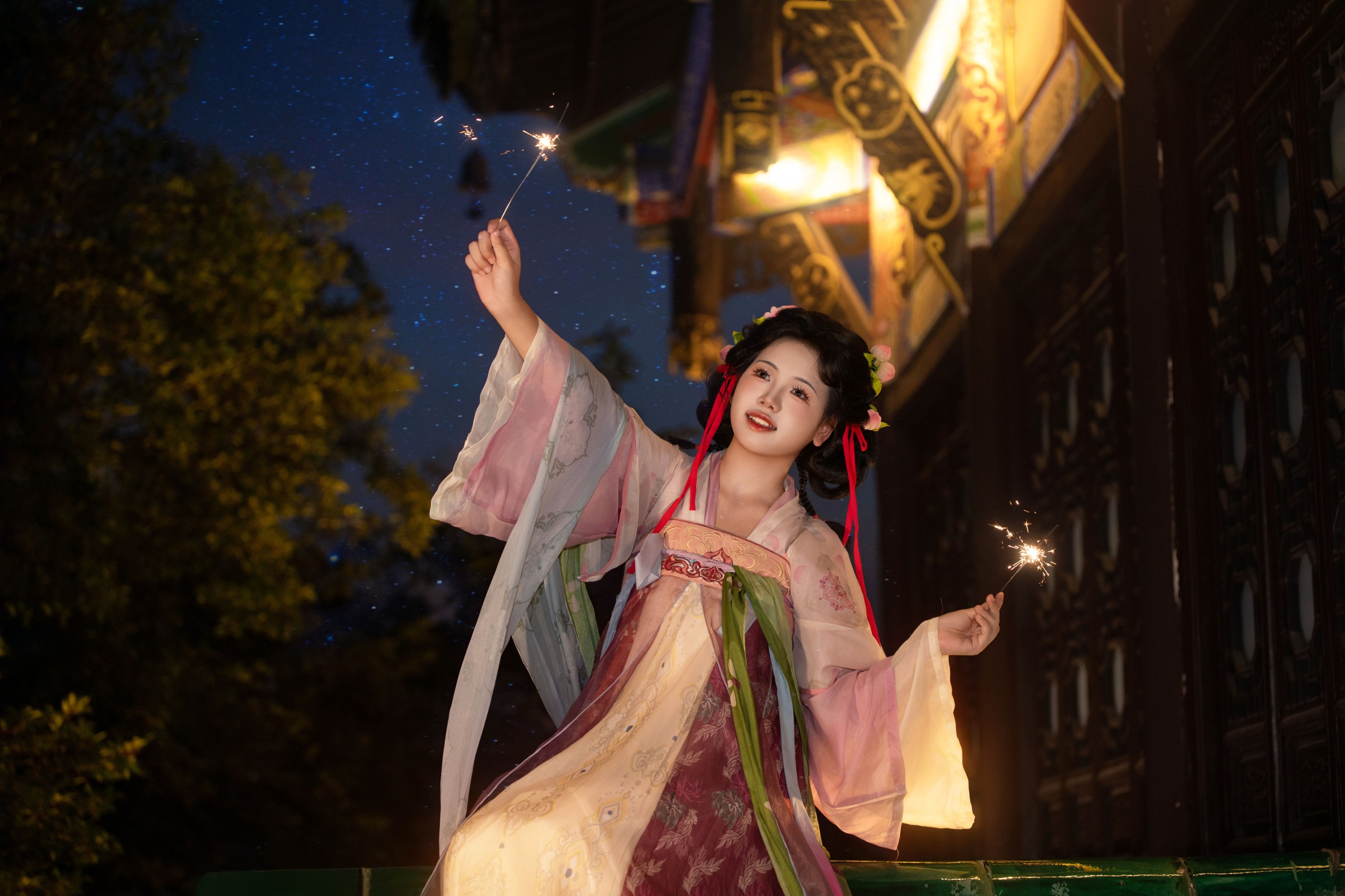 糯米小团子 – 《锦鲤-夜景》[13P]