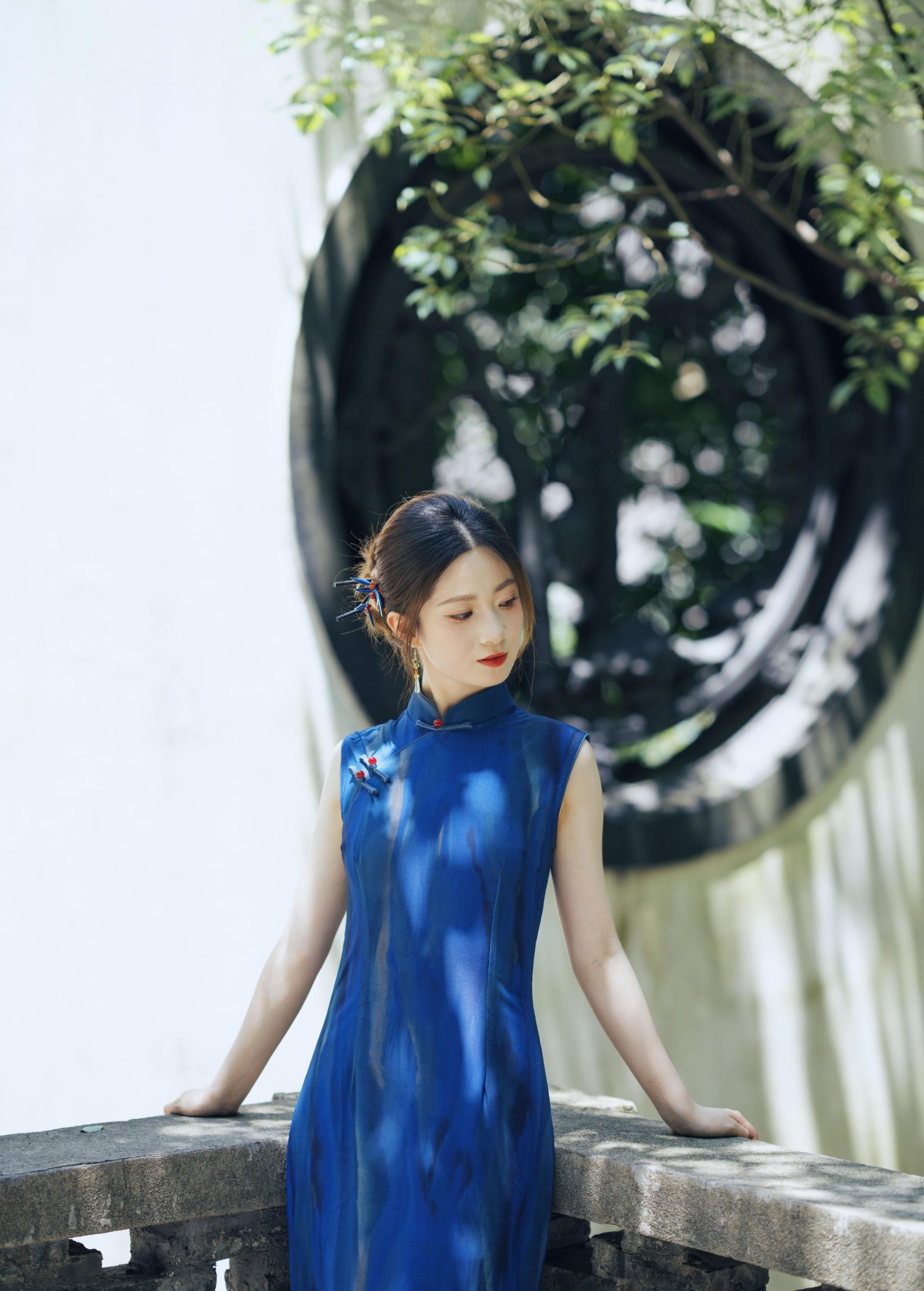 丽丽 – 《蓝色旗袍 虎跑的夏》[53P]