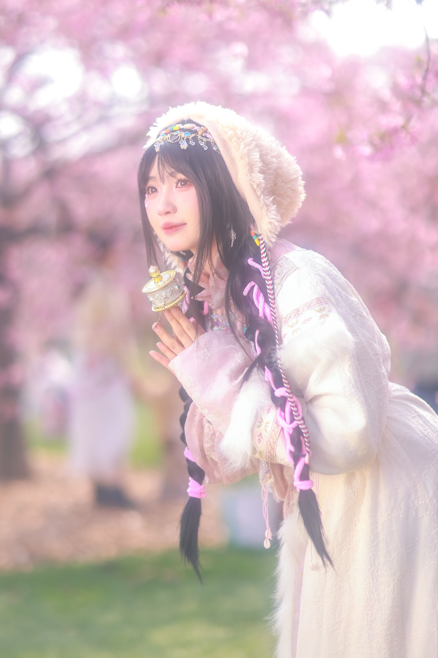 敢小姐 – 《藏族少女の樱海》[26P]