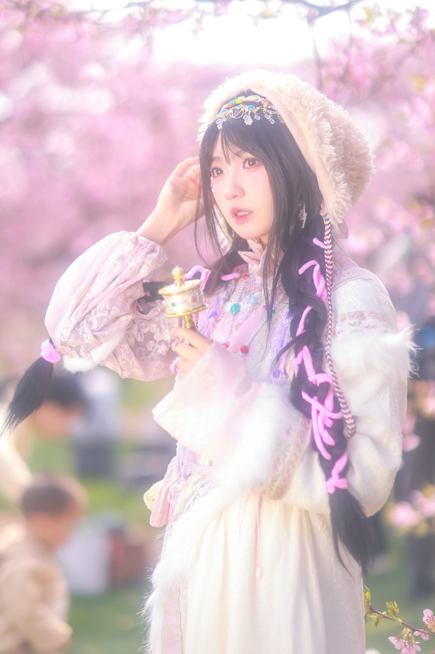 敢小姐 – 《藏族少女の樱海》[26P]