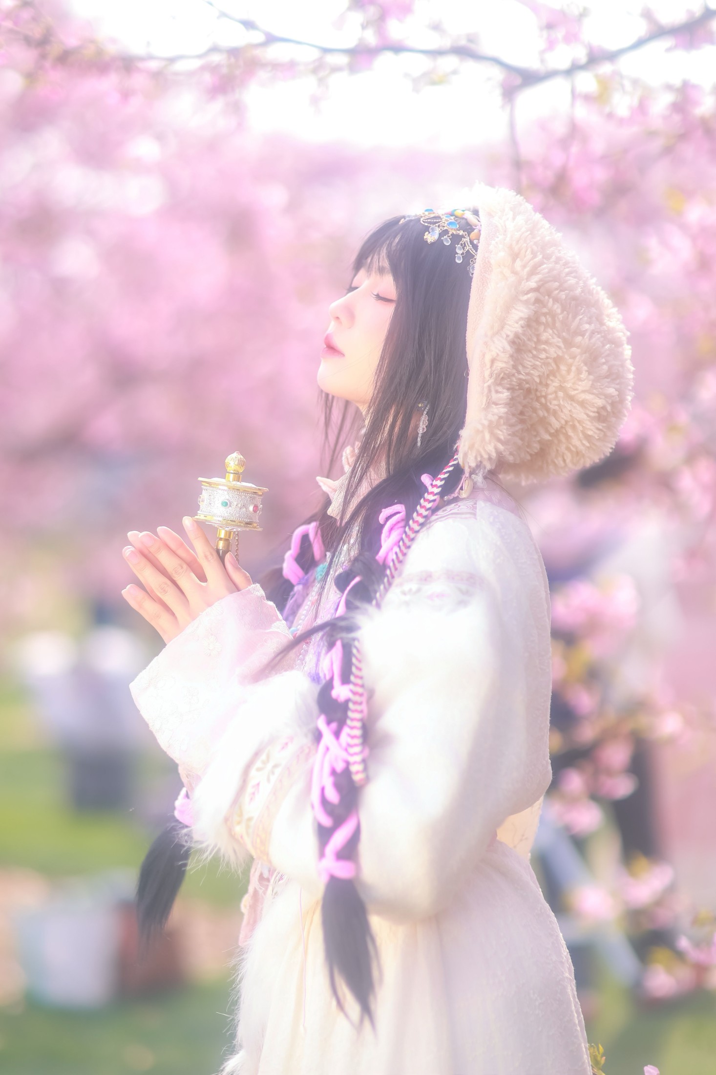 敢小姐 – 《藏族少女の樱海》[26P]