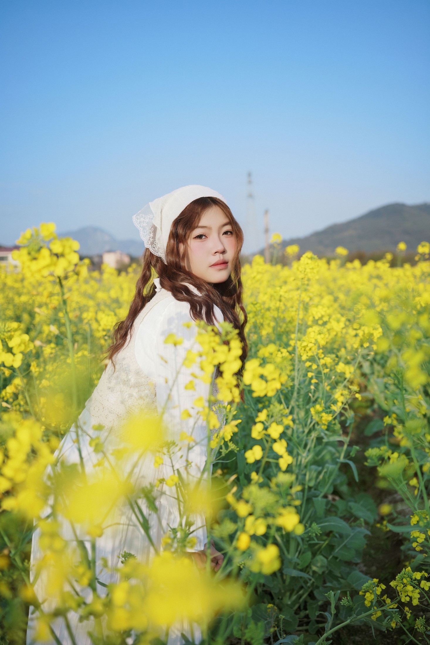 静静已 – 《田园少女油菜花》[39P]