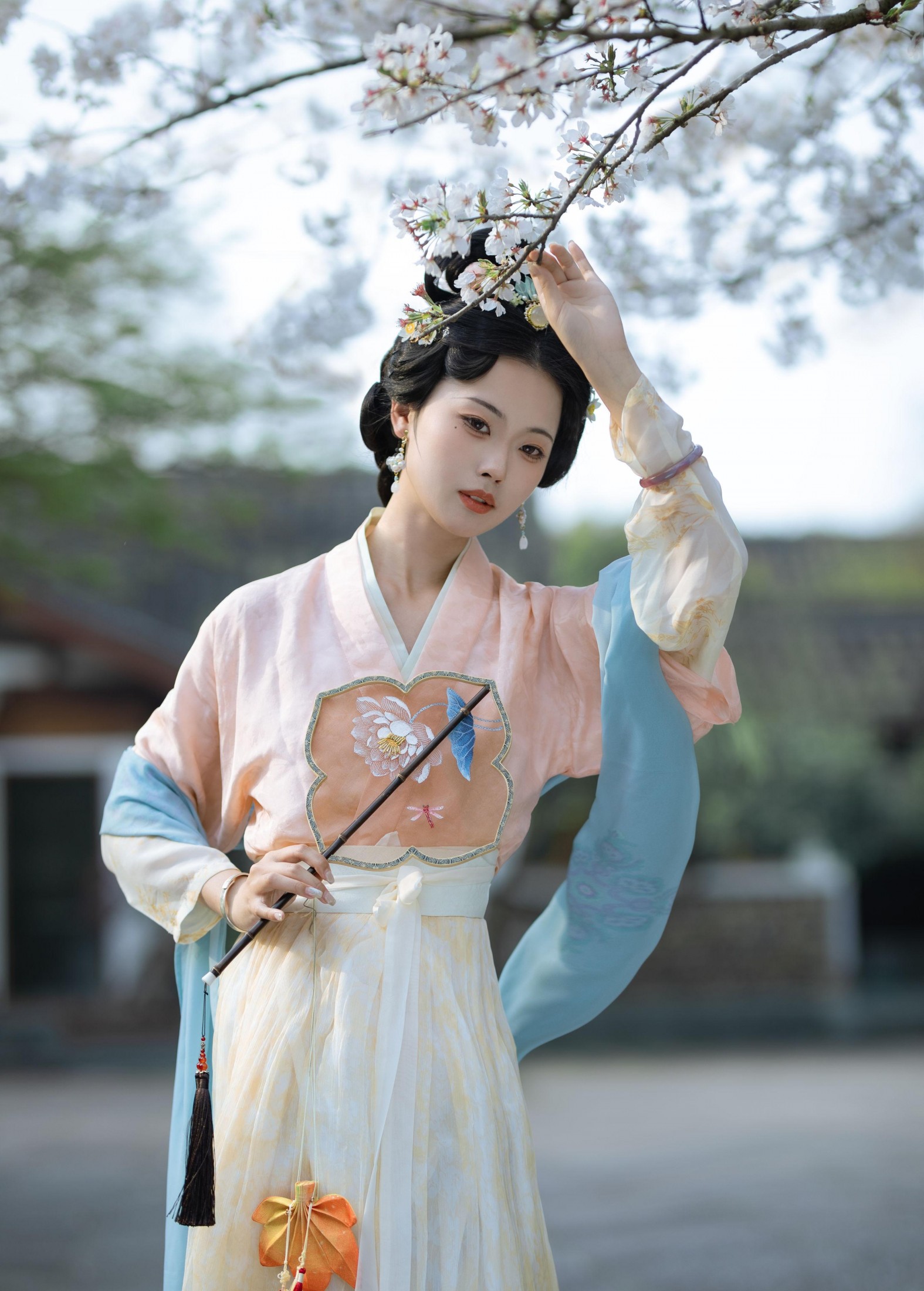 汀贰 – 《樱花汉服》[13P]