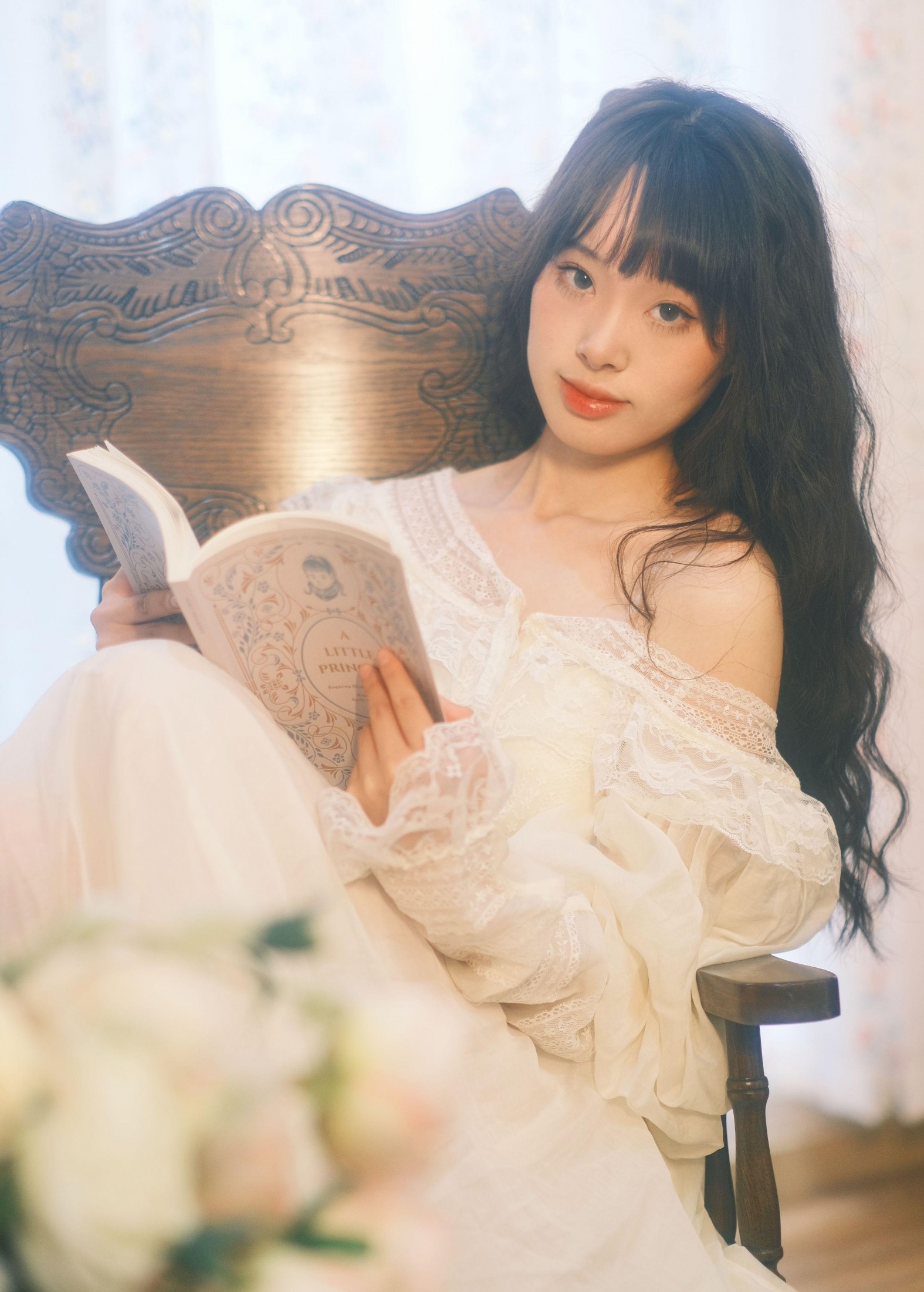 椰汁 – 《温柔法式花房少女》[21P]