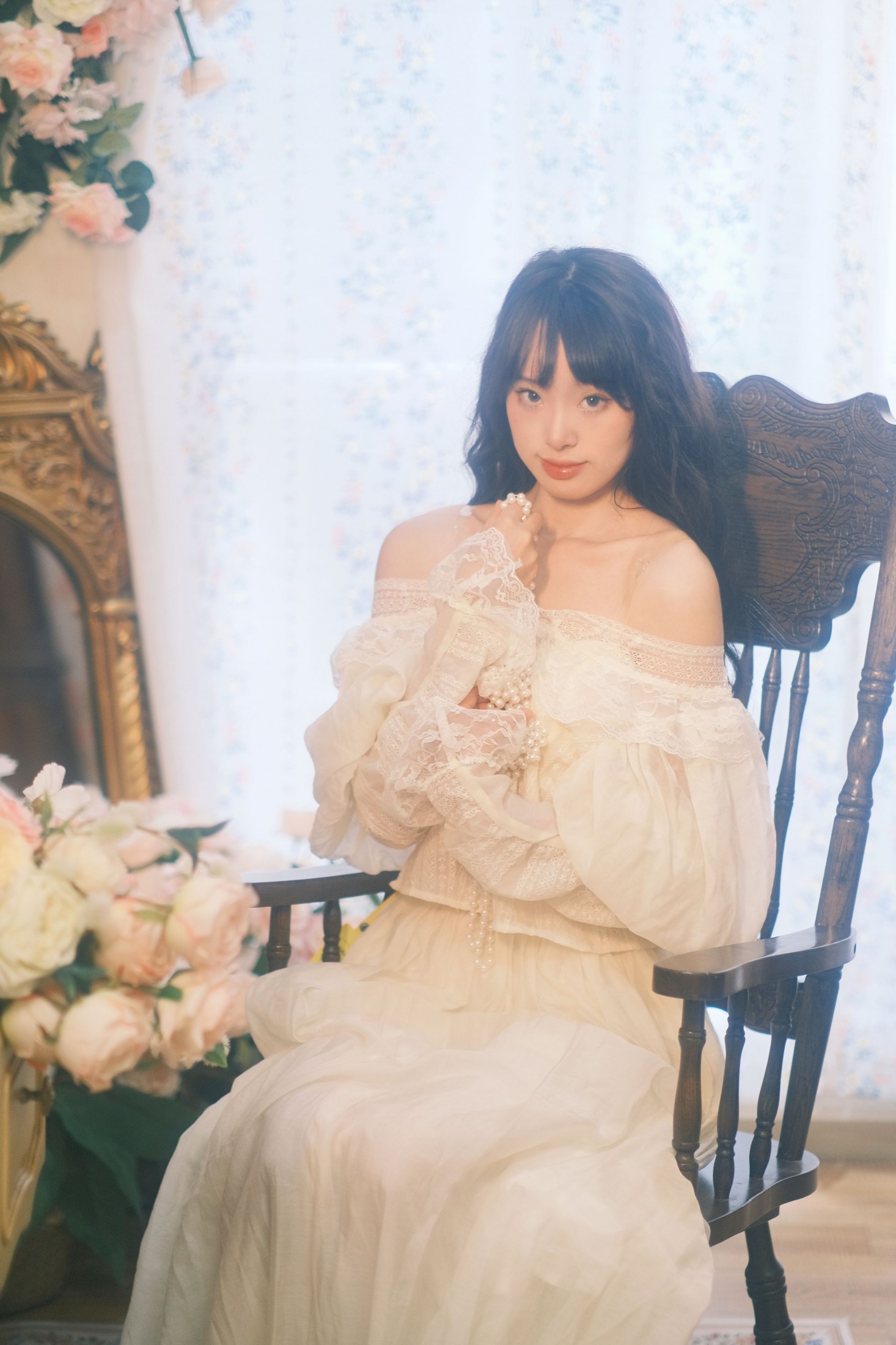 椰汁 – 《温柔法式花房少女》[21P]