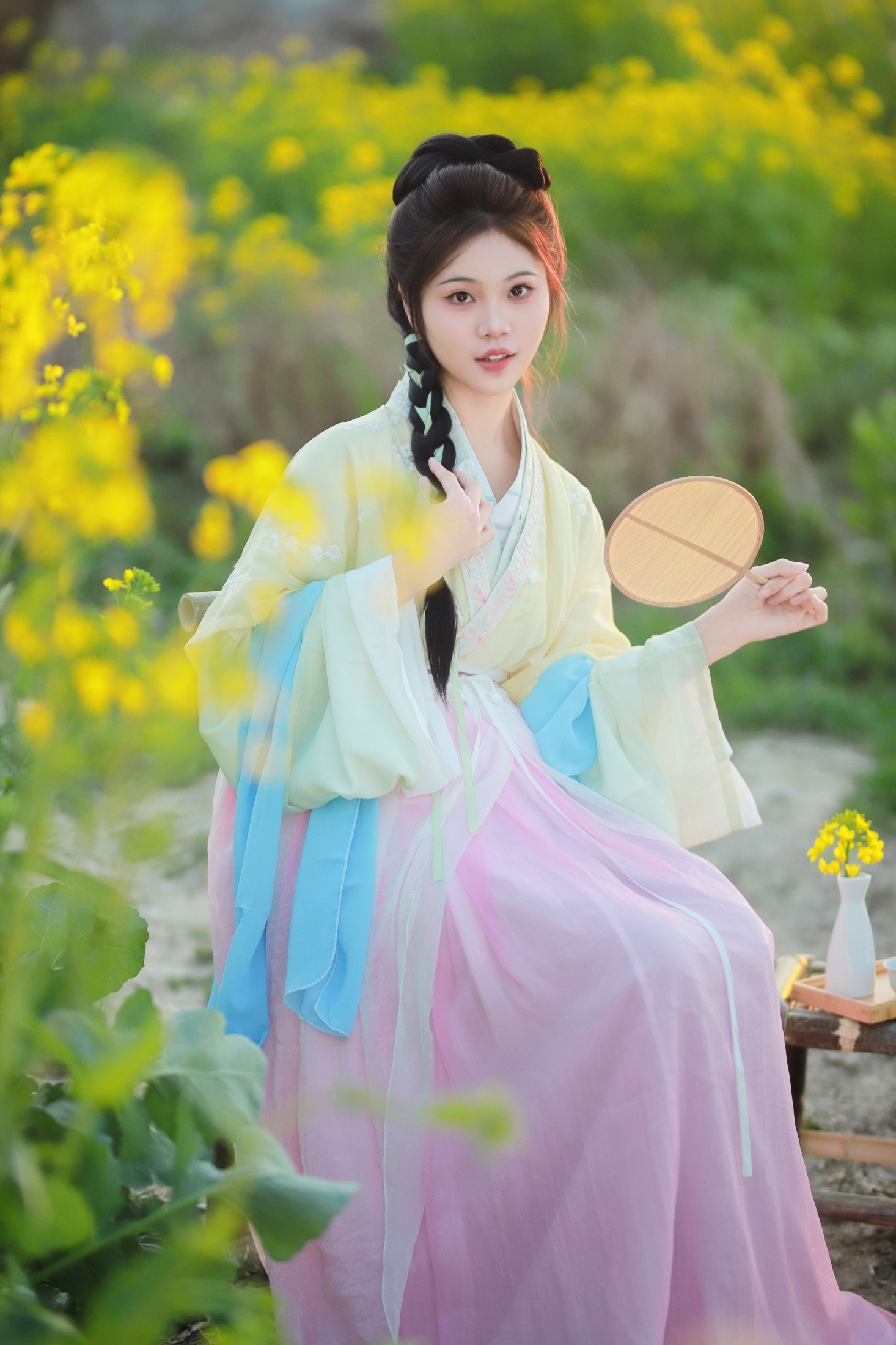 今天要去化妆玲 – 《油菜花与少女》[13P]