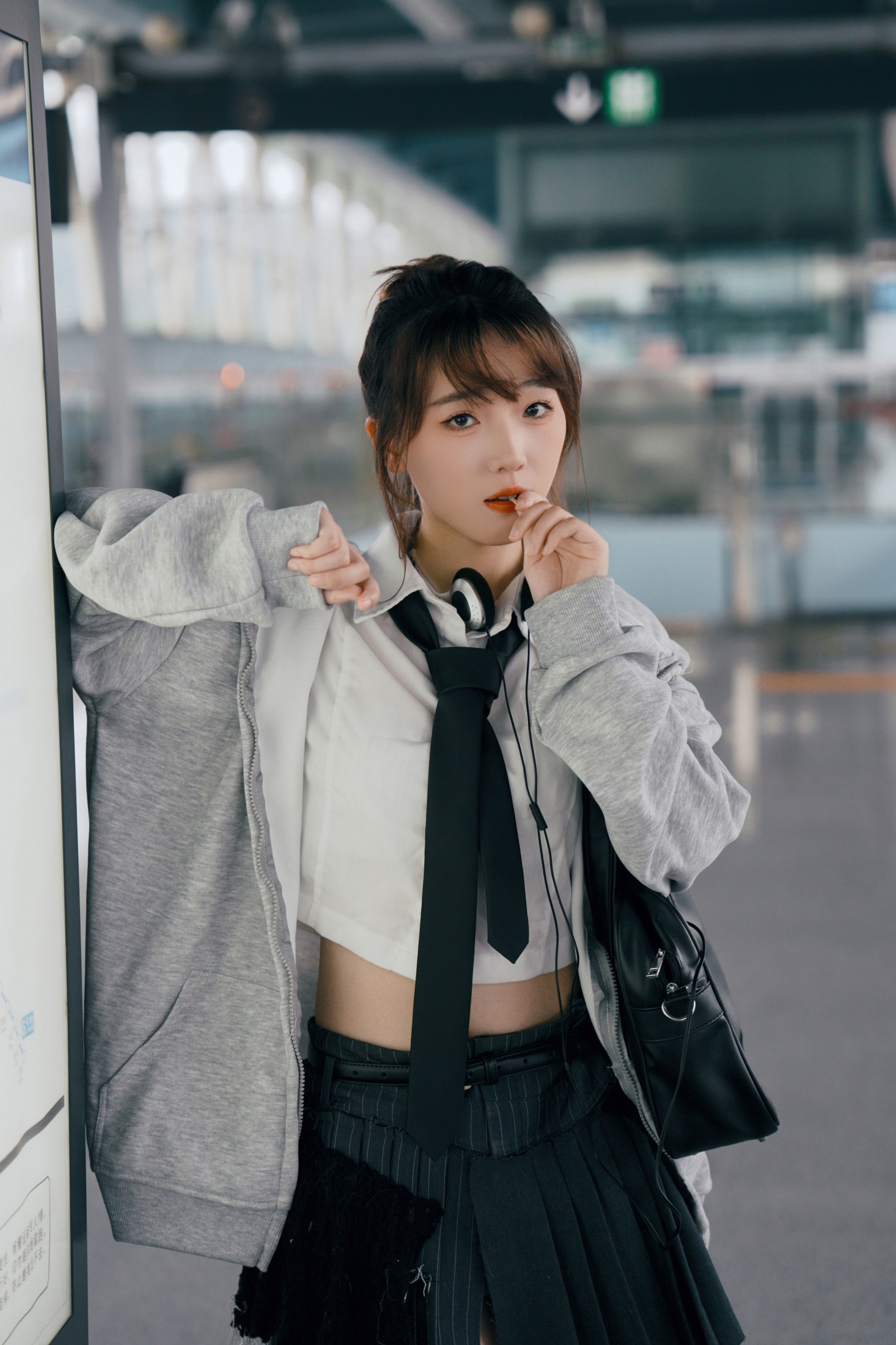 柚子皮 – 《日系地铁站-“听见风，是青春留下的脚步声”》[19P] 插图5