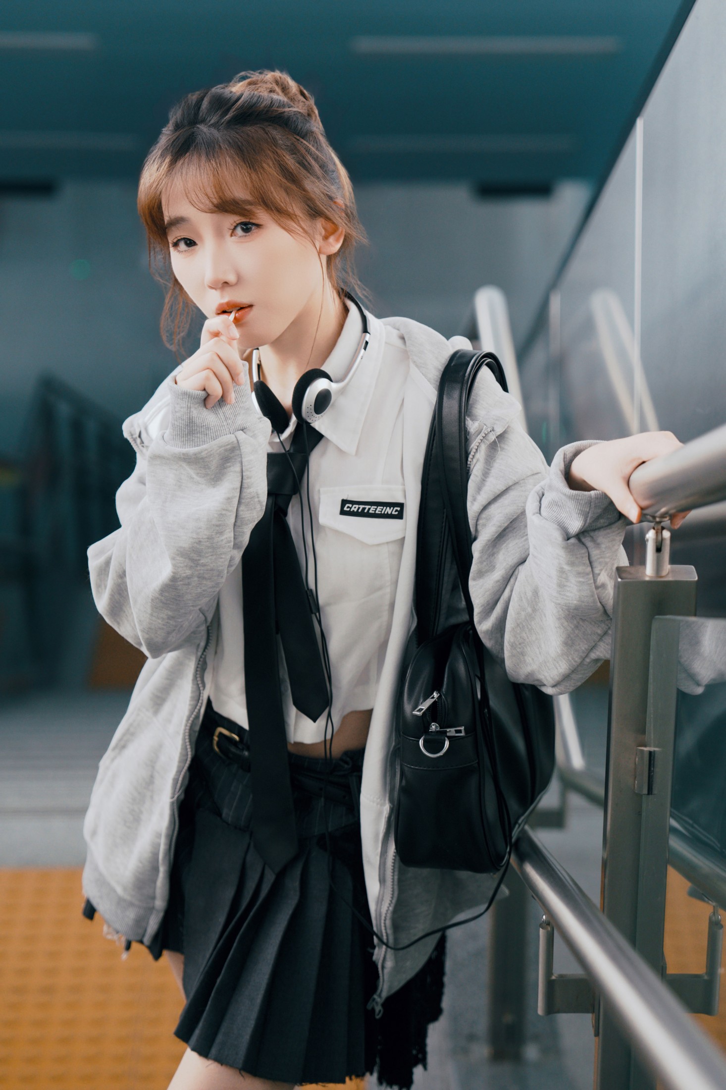 柚子皮 – 《日系地铁站-“听见风，是青春留下的脚步声”》[19P] 插图3