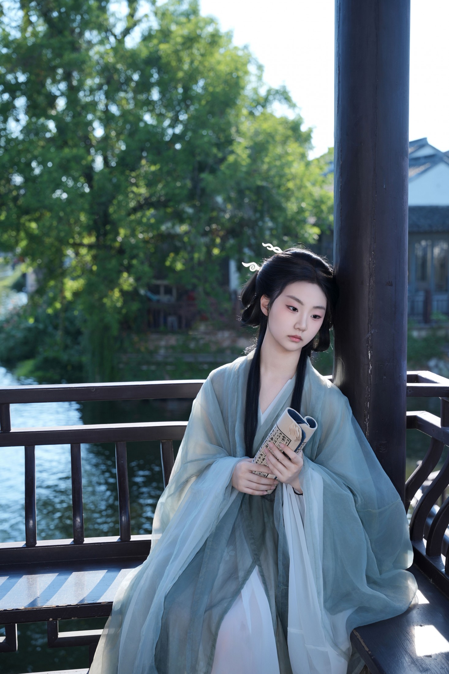 青青 – 《清冷风汉服》[11P] 插图3