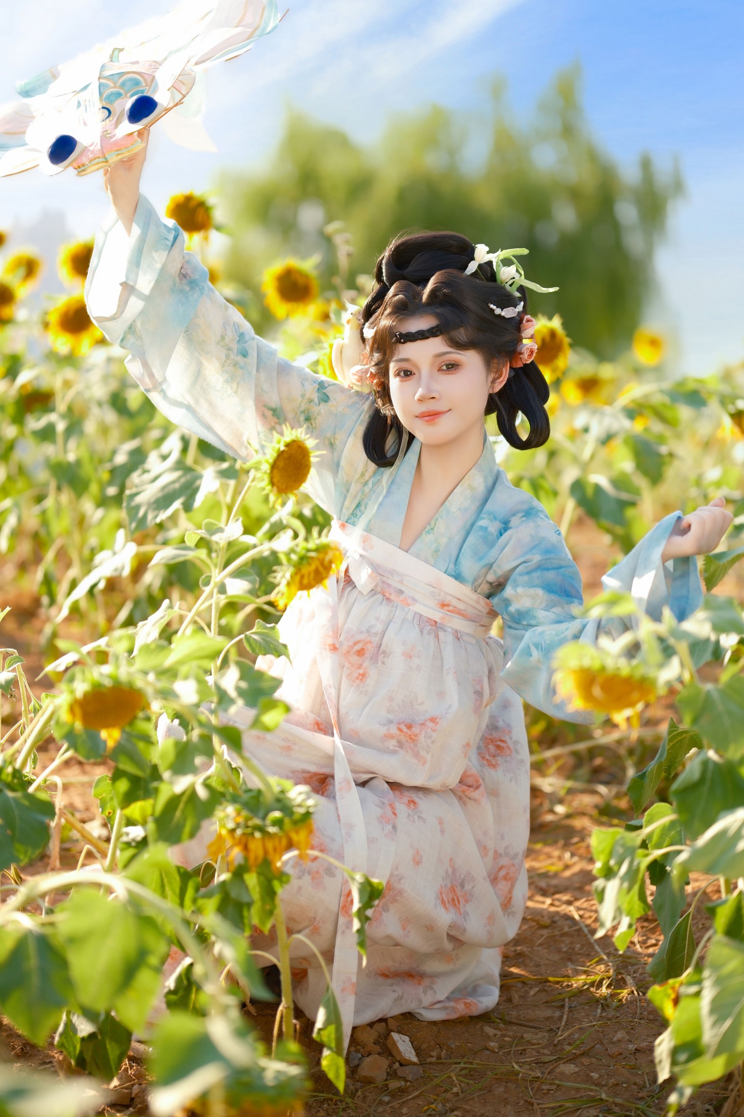 松饼啾啾 – 《向日葵少女》[56P]