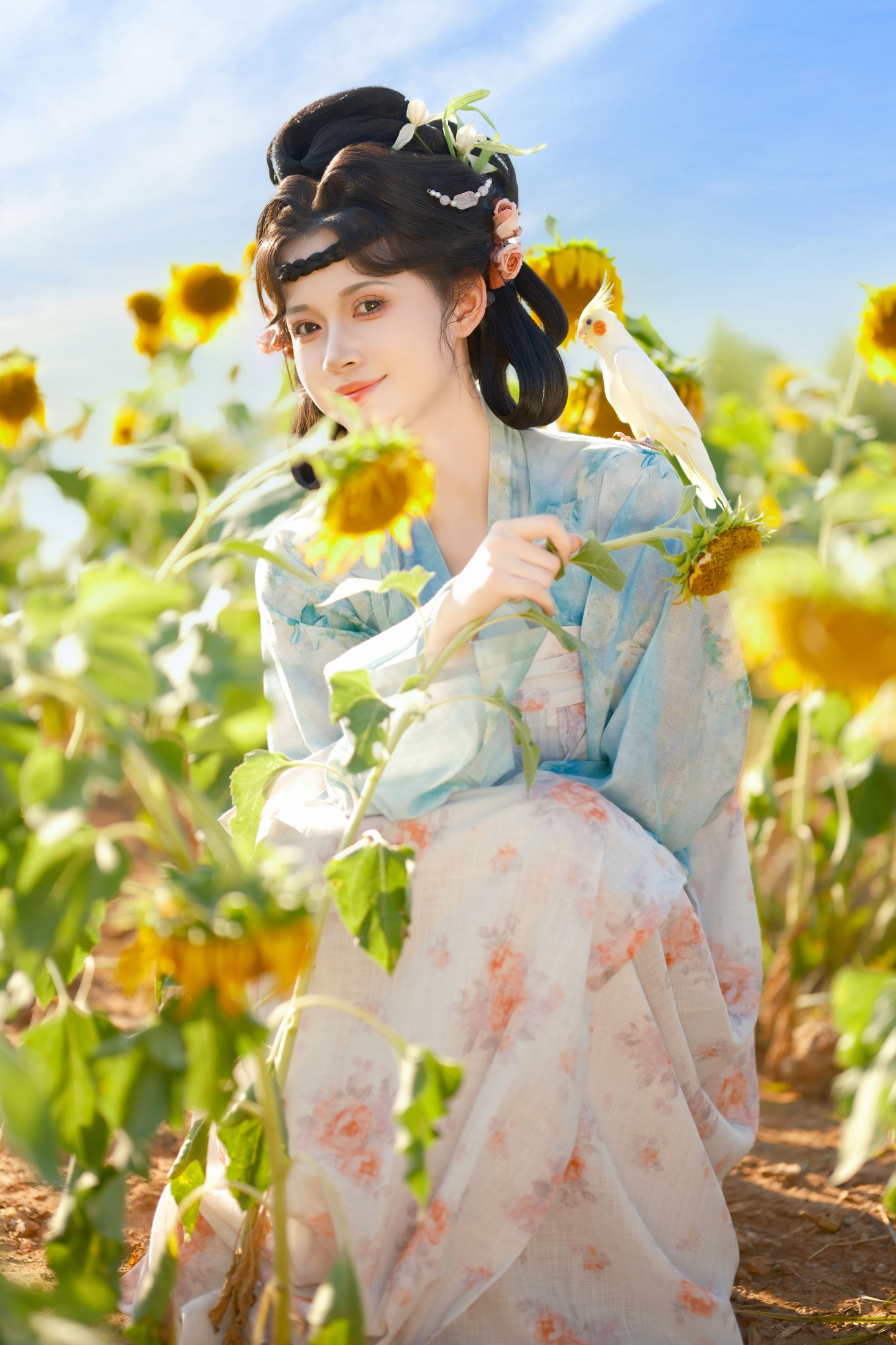 松饼啾啾 – 《向日葵少女》[56P]