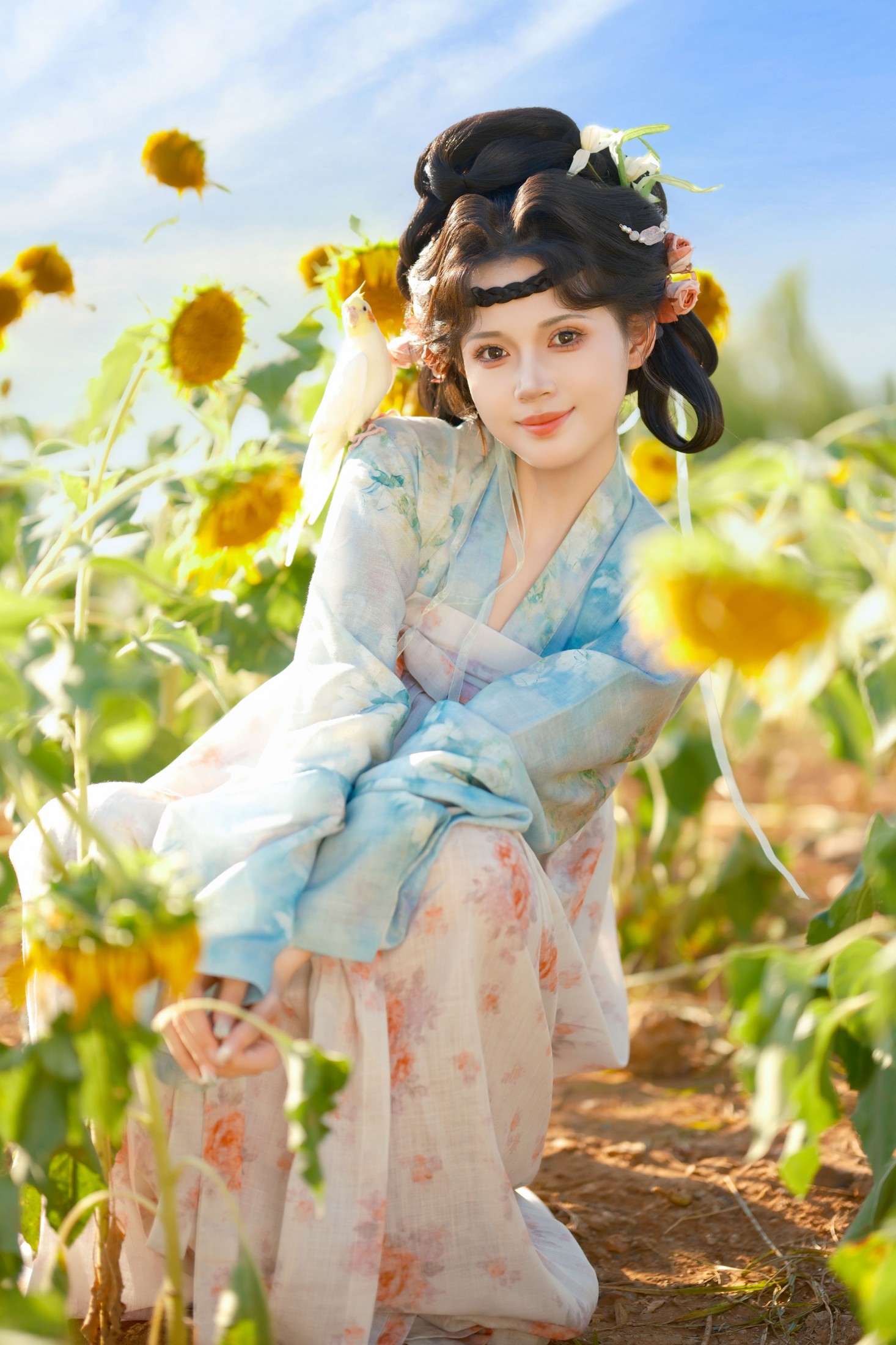 松饼啾啾 – 《向日葵少女》[56P]