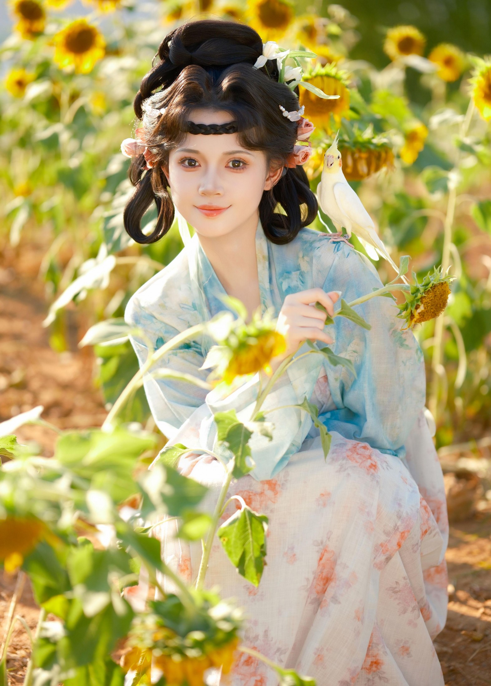 松饼啾啾 – 《向日葵少女》[56P]