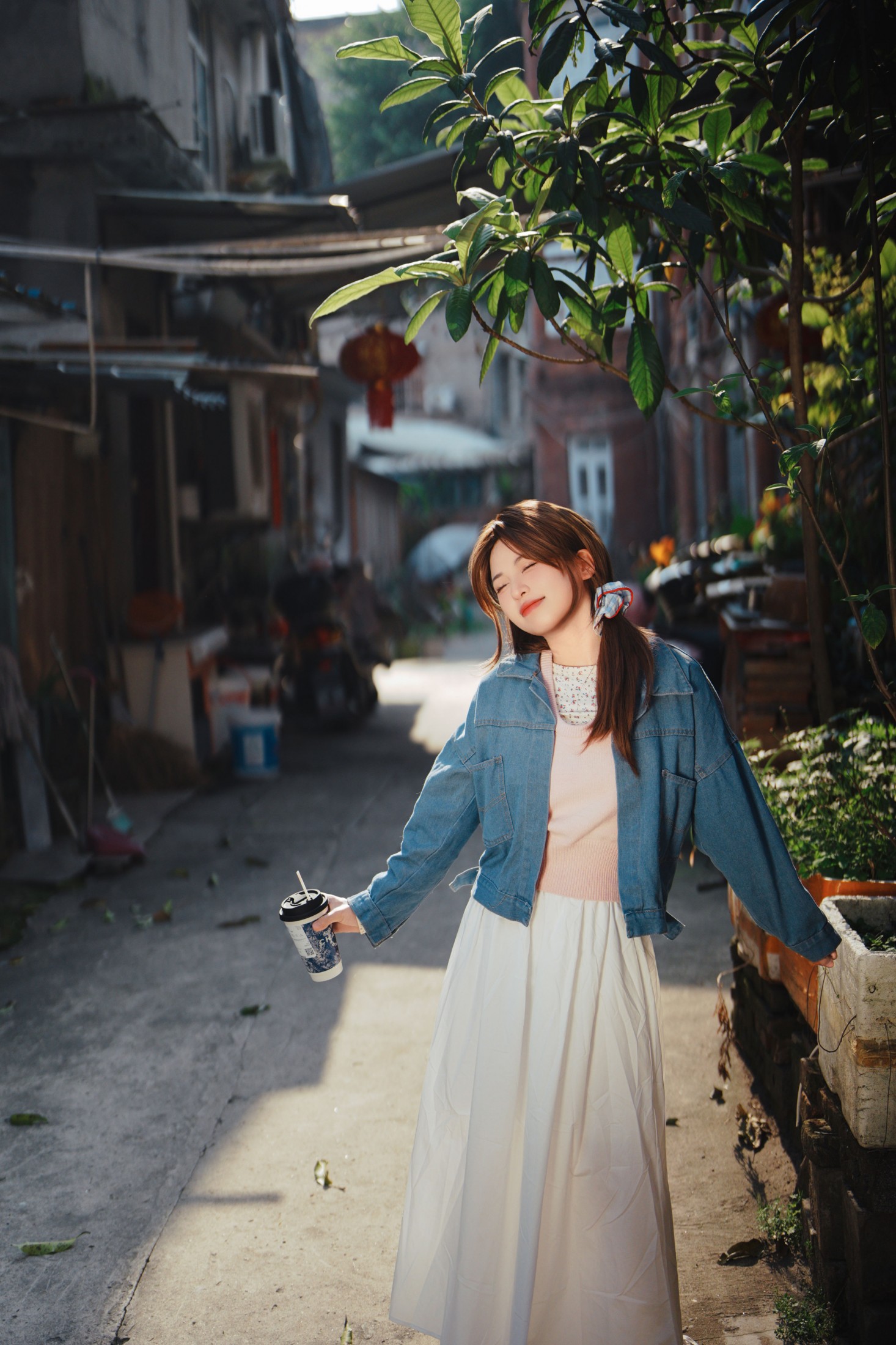 桂花鸭 – 《日杂风人像拍摄》[14P]