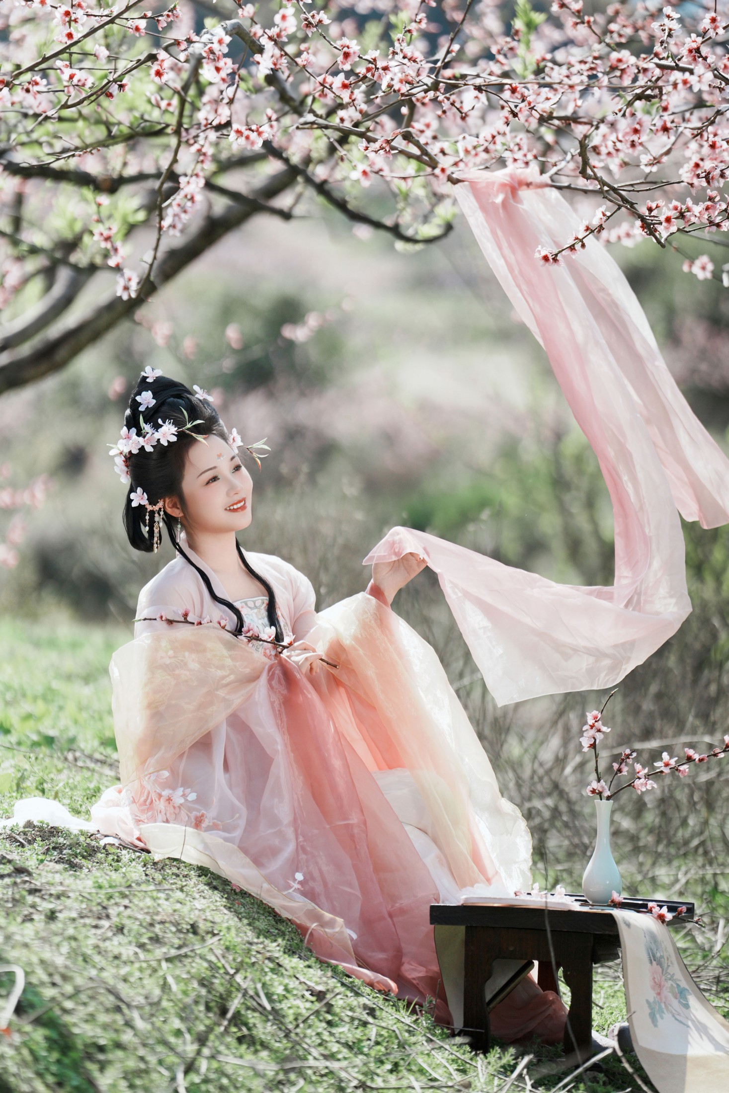 泱泱泱呀 – 《桃花古风人像拍摄》[20P] 插图3