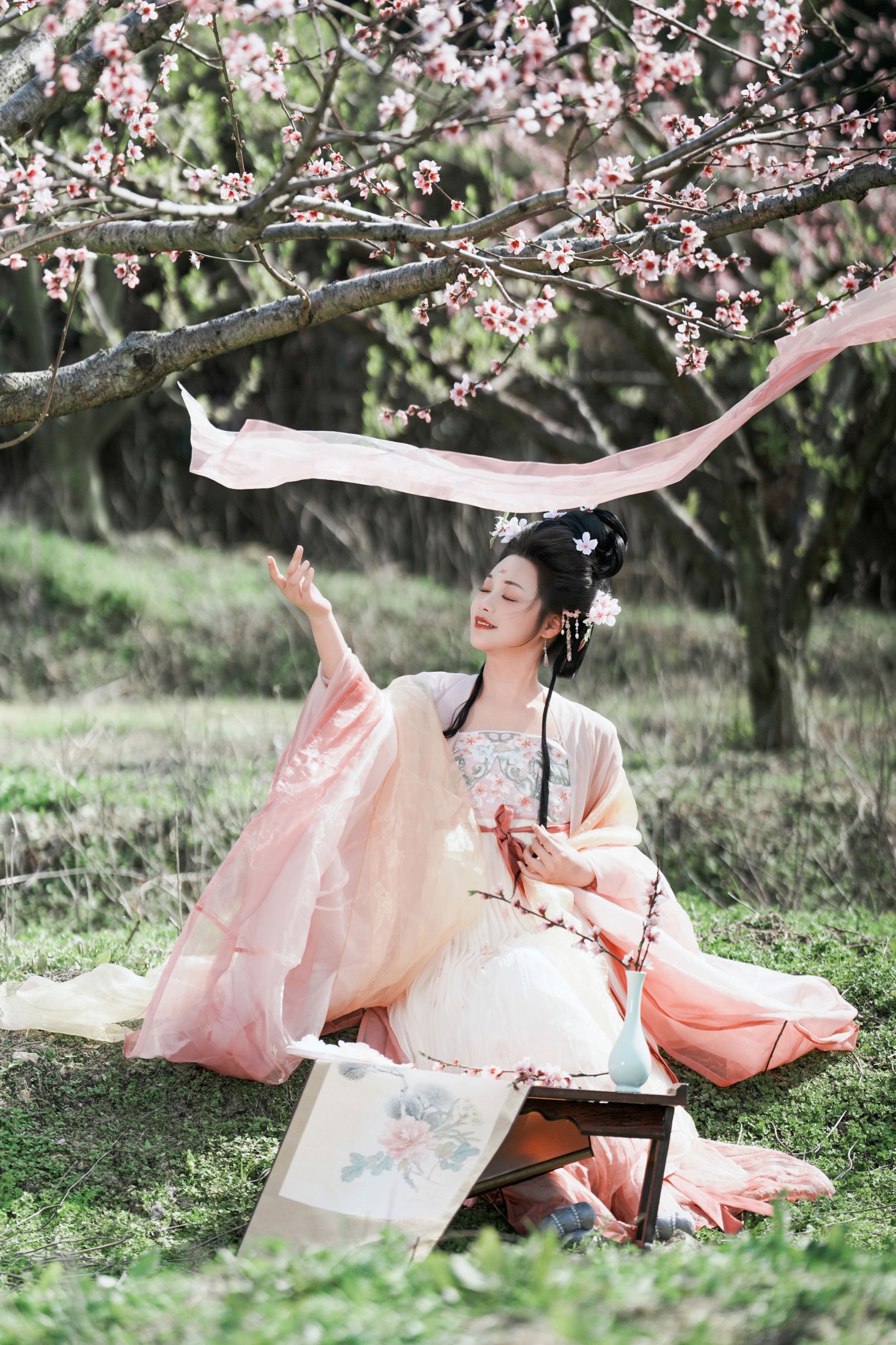 泱泱泱呀 – 《桃花古风人像拍摄》[20P] 插图4