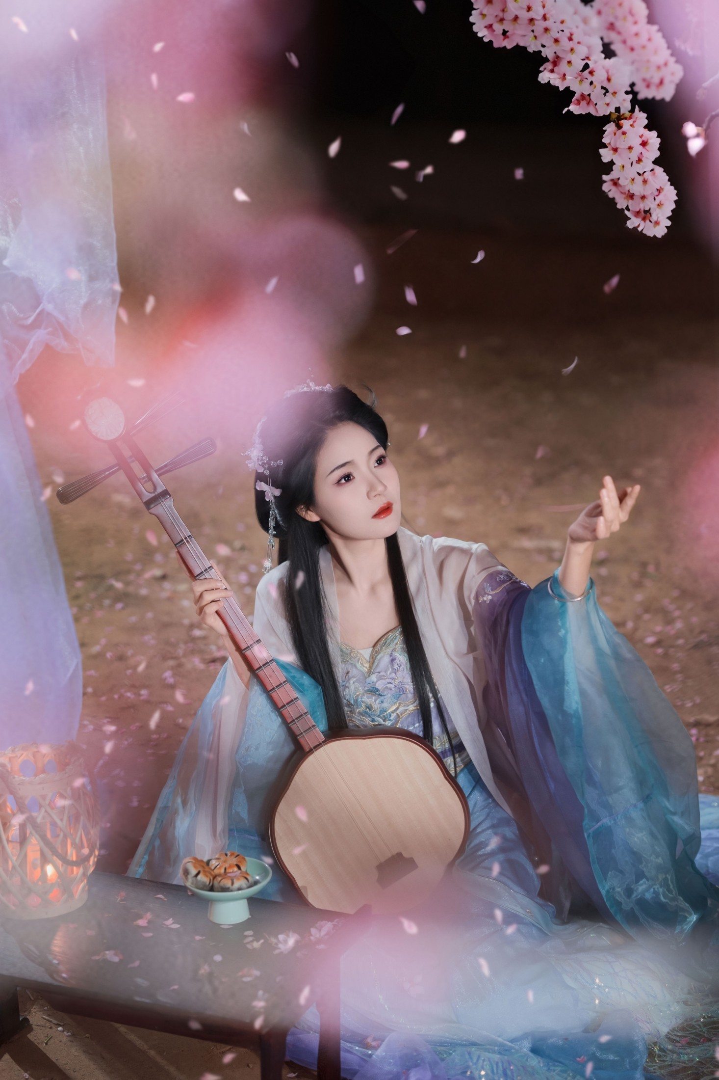 南栀nz – 《夜樱古风人像拍摄》[14P]