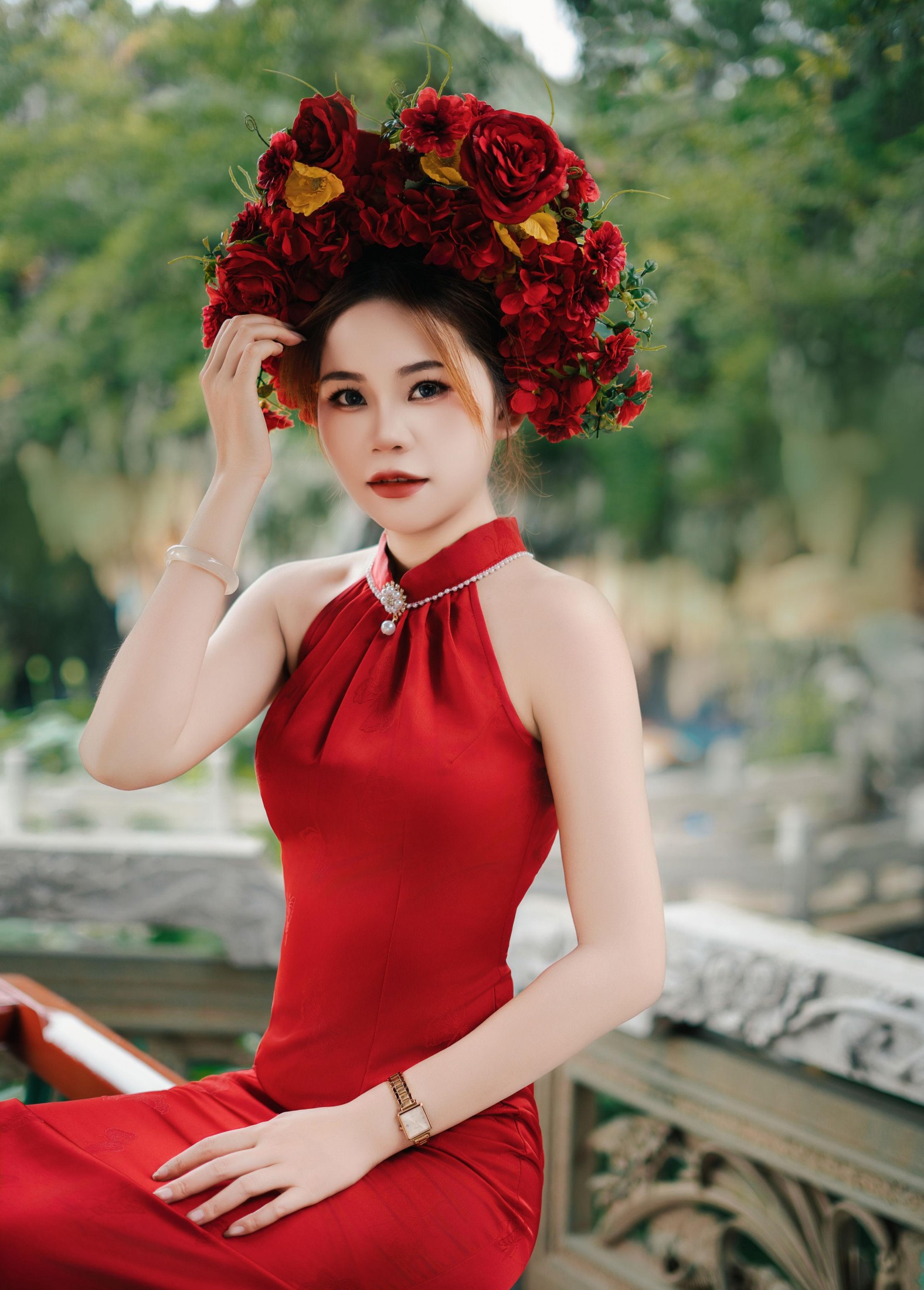 草莓熊 – 《簪花少女》[11P]