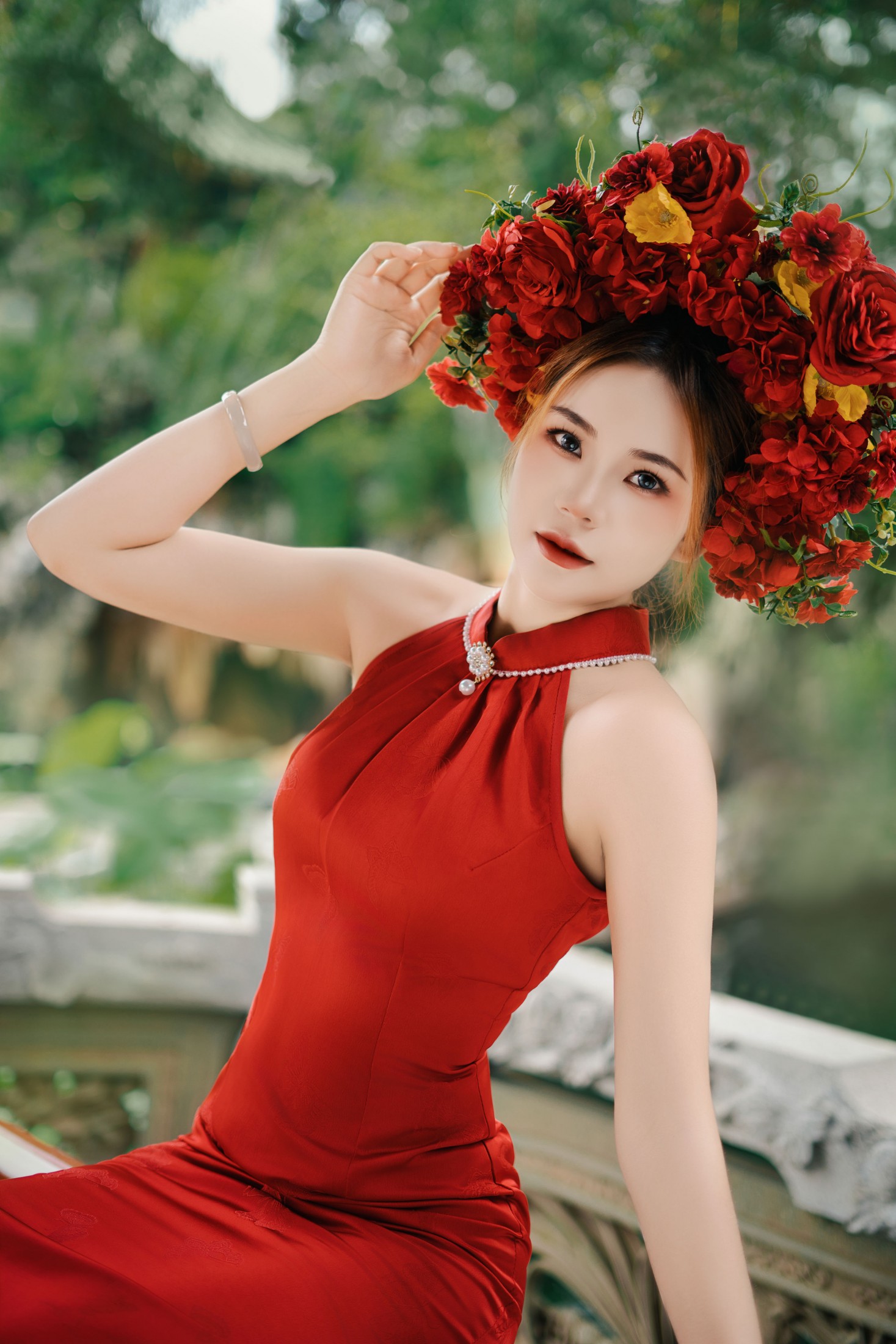 草莓熊 – 《簪花少女》[11P]