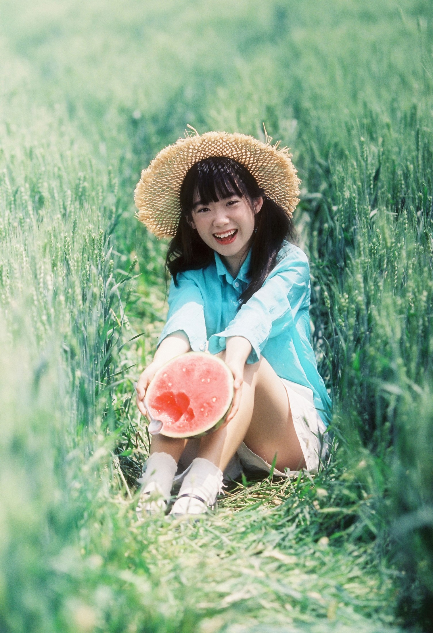 百变兔小樱 – 《夏日稻田》[15P]