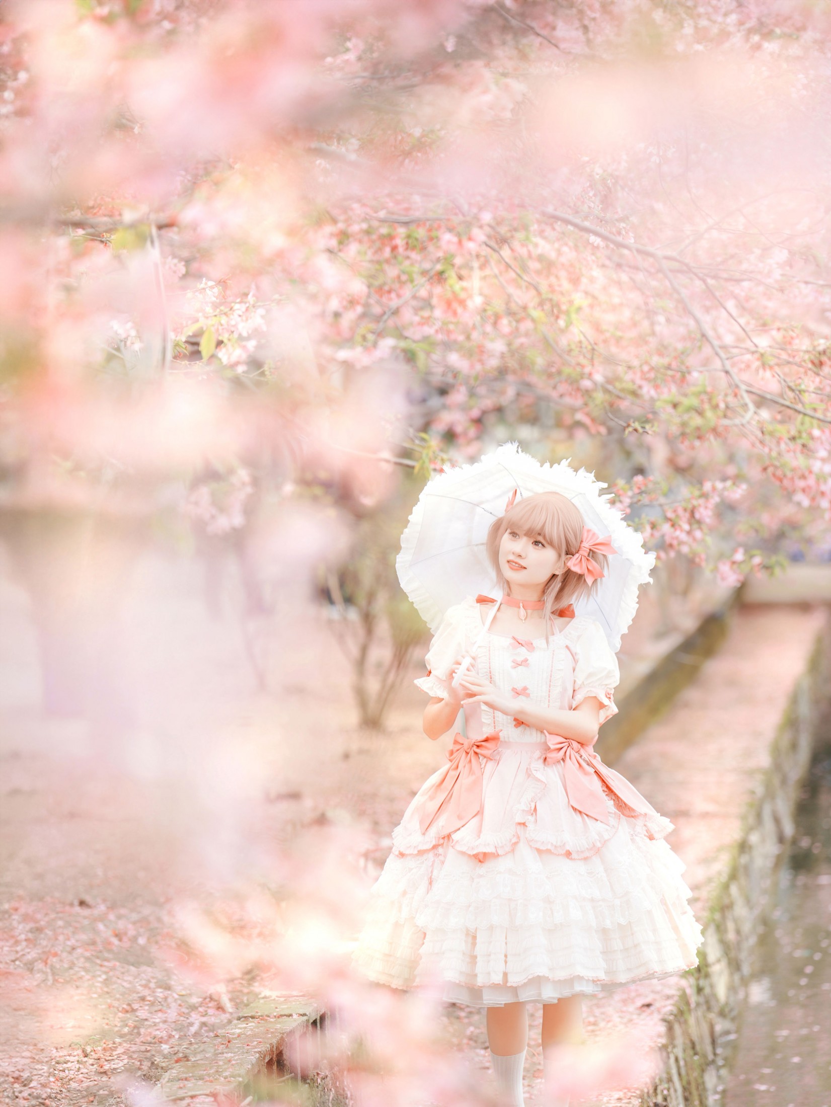 暴躁的果酱大爷 – 《日系樱花人像拍摄》[19P]