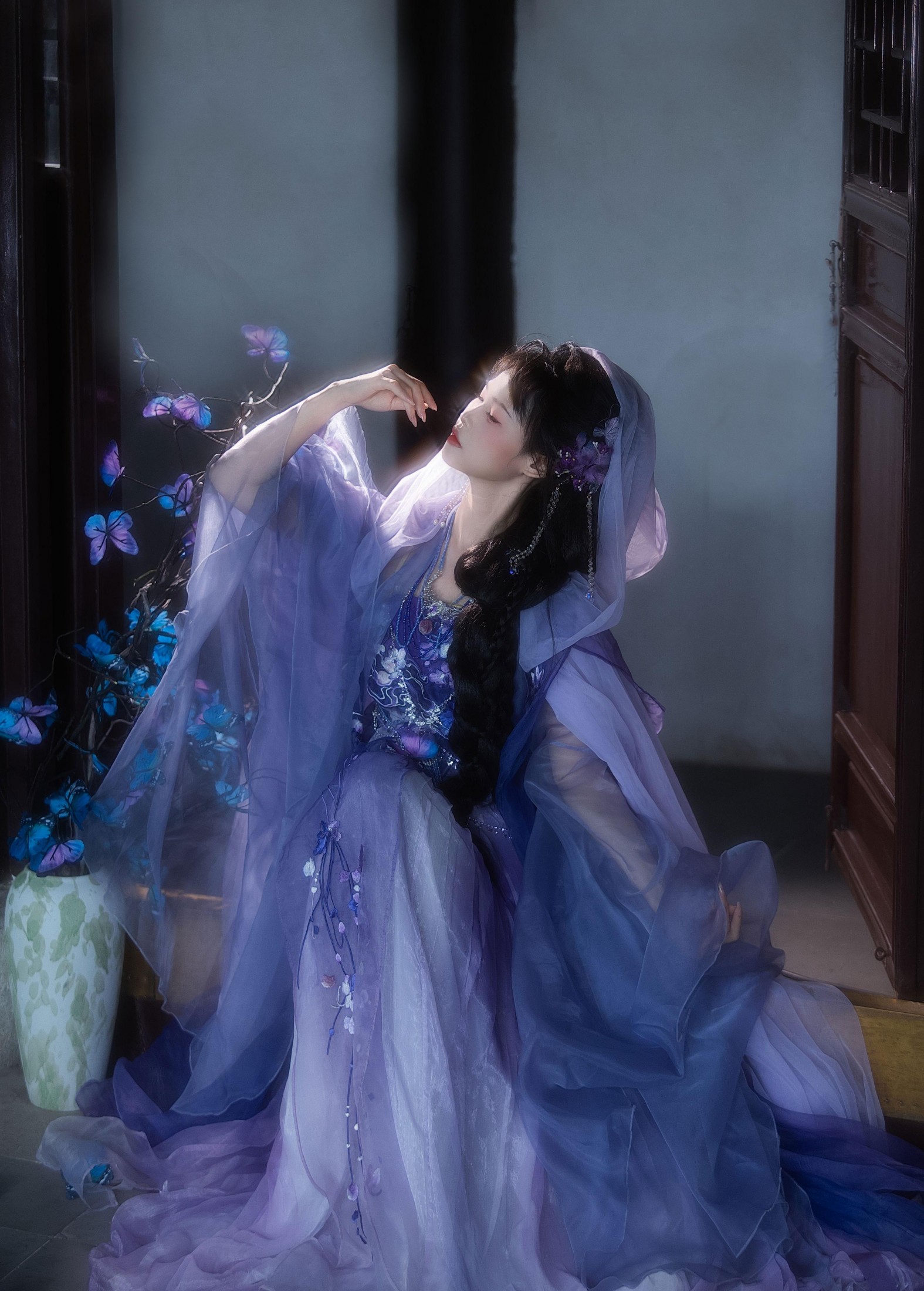 丸子不吃辣 – 《紫蝶》[18P]