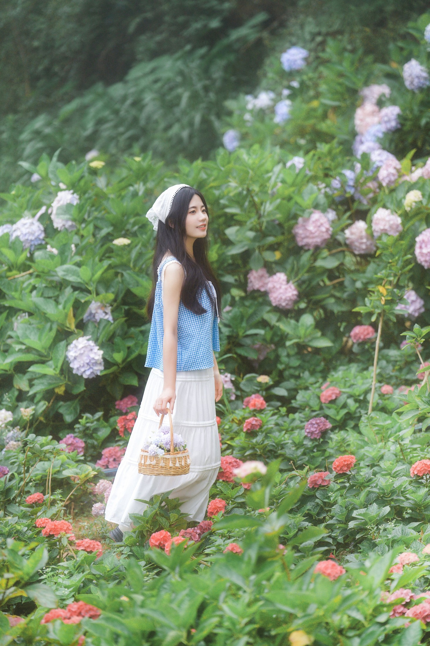 阿咩 – 《日系人像拍摄-绣球花》[19P]