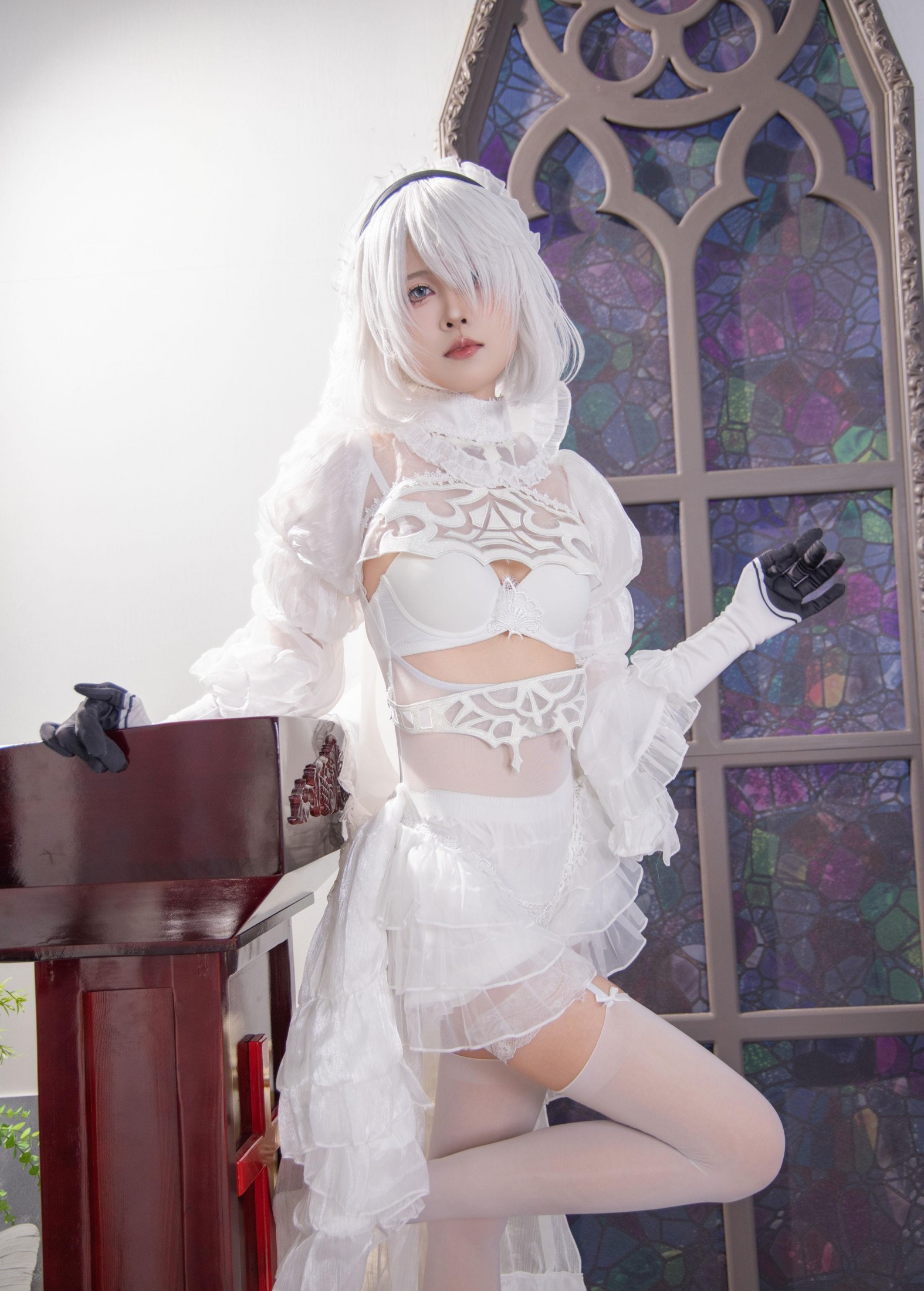 西园寺Sakura – 《纯白誓约：2B的圣咏与剑舞》[38P] 插图2