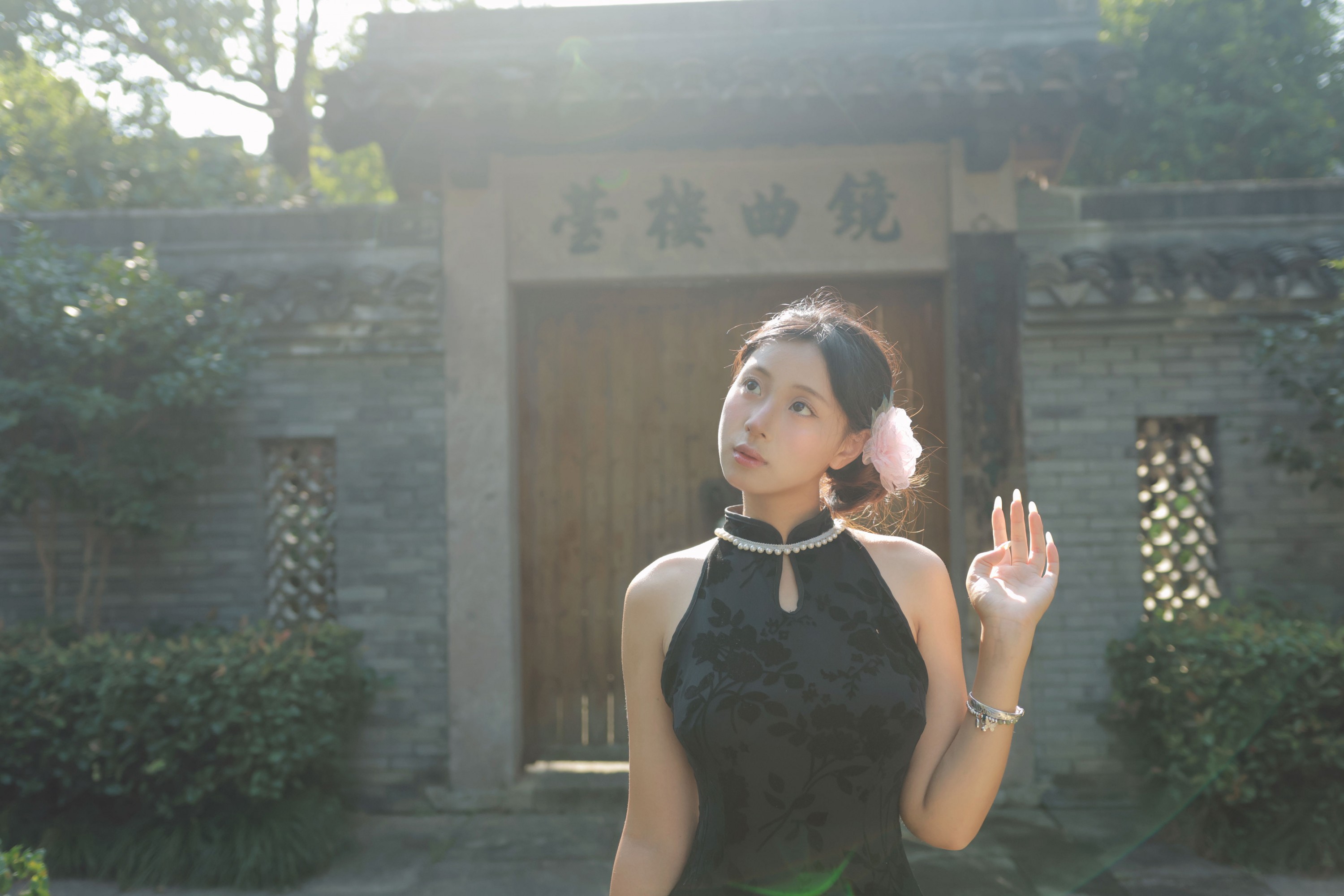 小u – 《黑色珍珠旗袍》[42P] 插图3