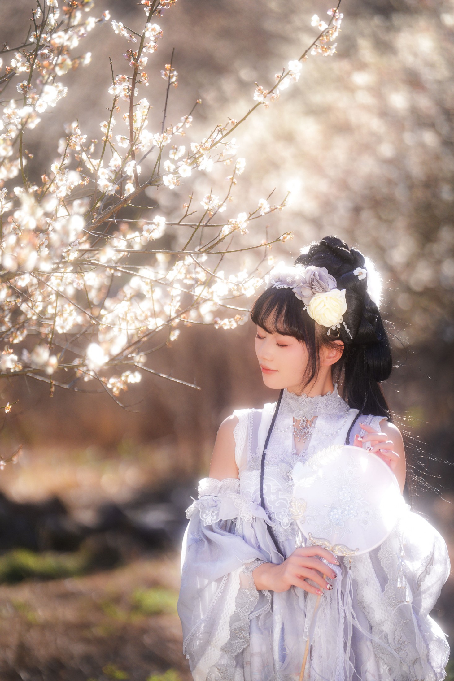 暴躁的果酱大爷 – 《古风人像拍摄-梅花-果酱》[18P]