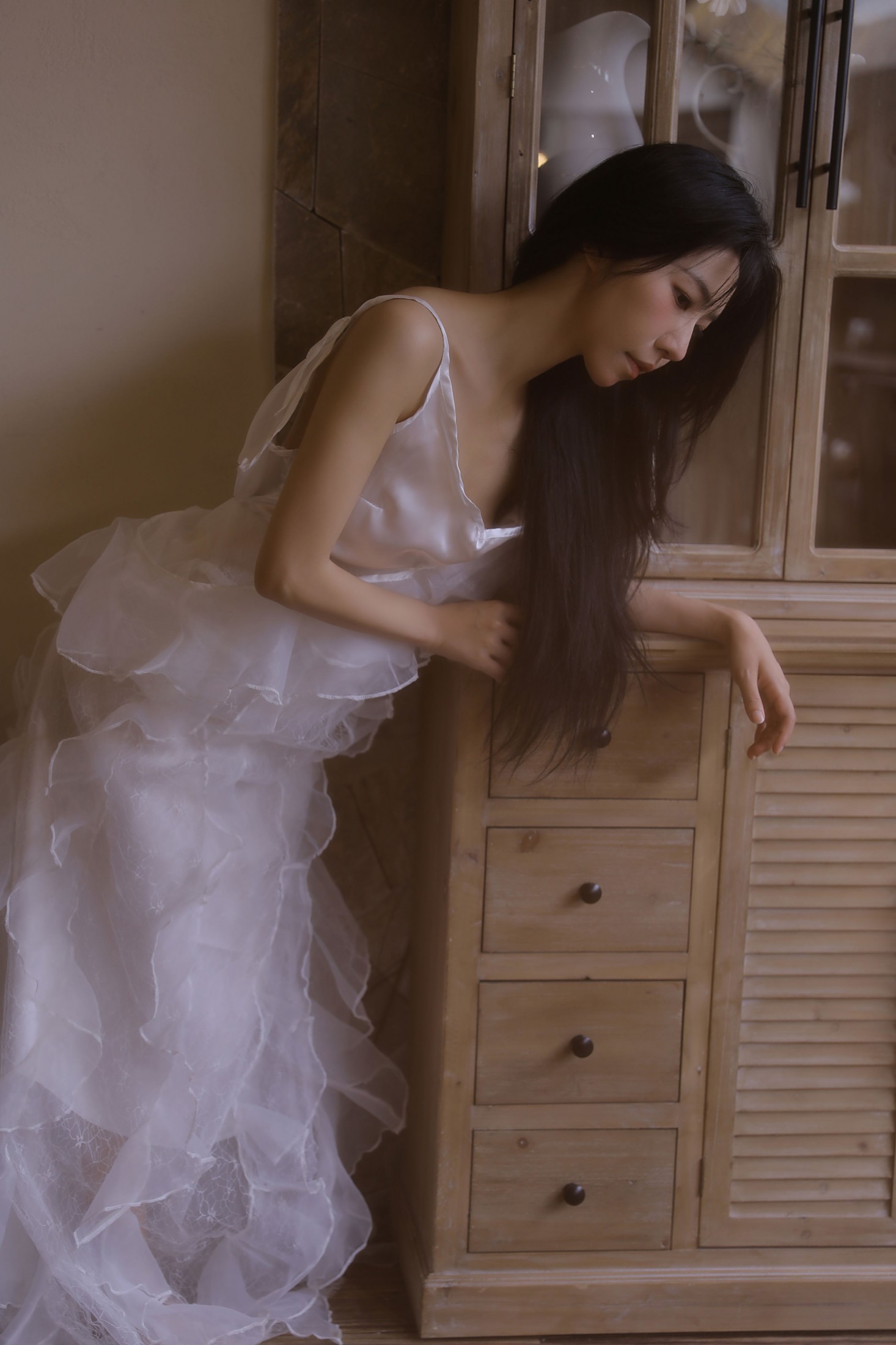 野生模特园子 – 《一抹素白》[10P]