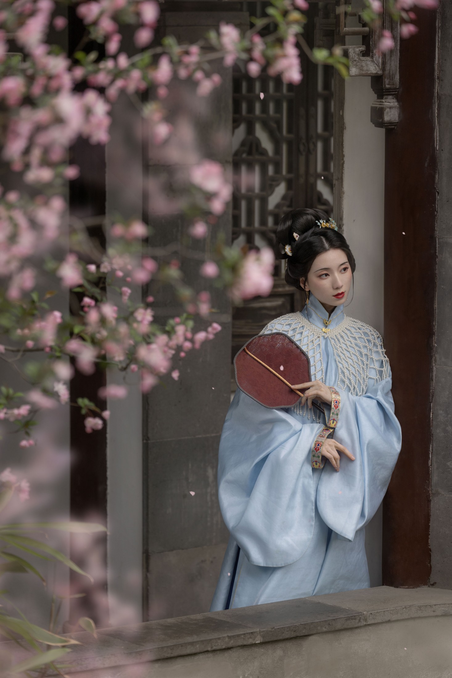 徐浪浪走在马路上 – 《海棠铺秀》[9P]