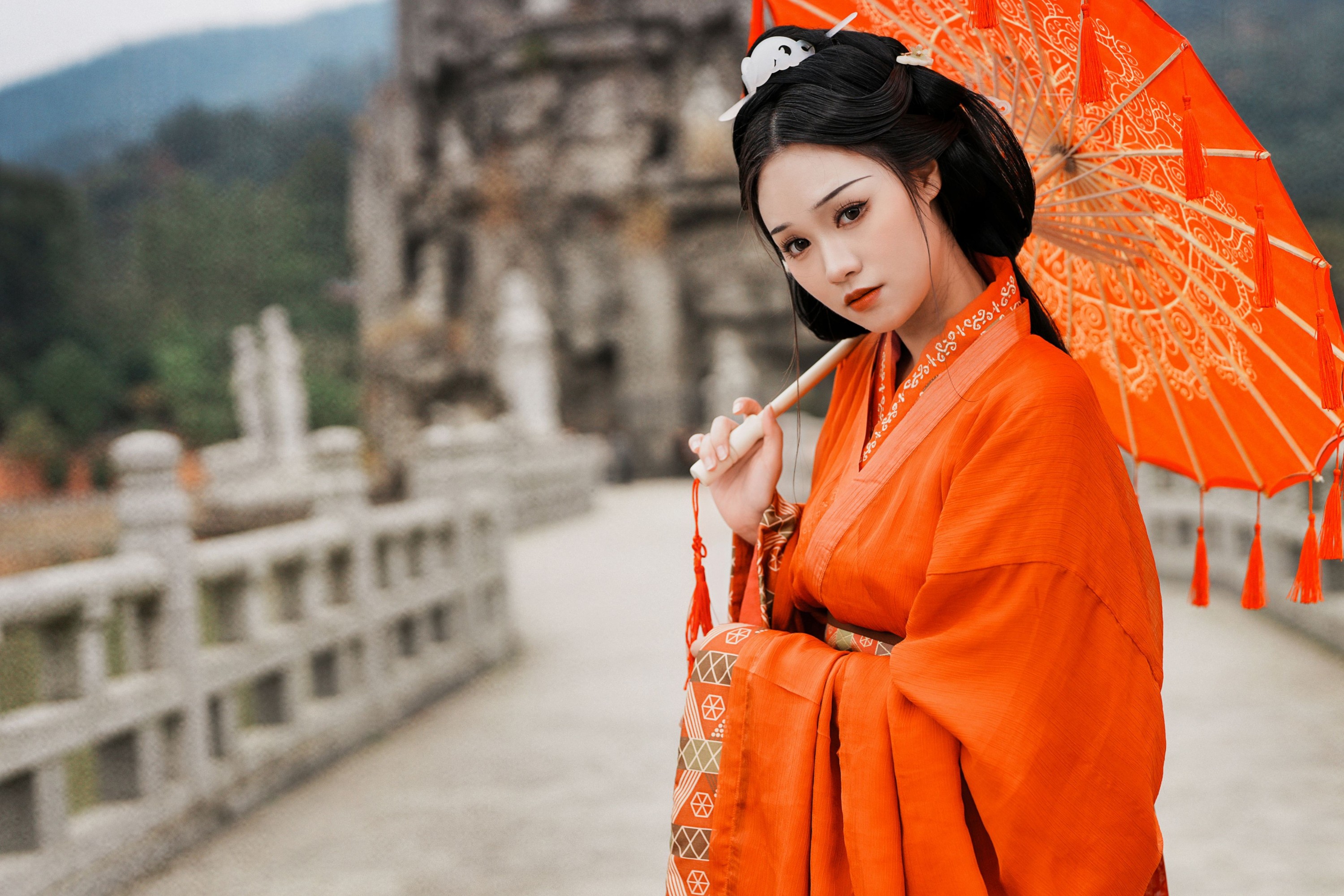 泱泱泱呀 – 《古风人像拍摄-万佛寺-泱泱》[31P]