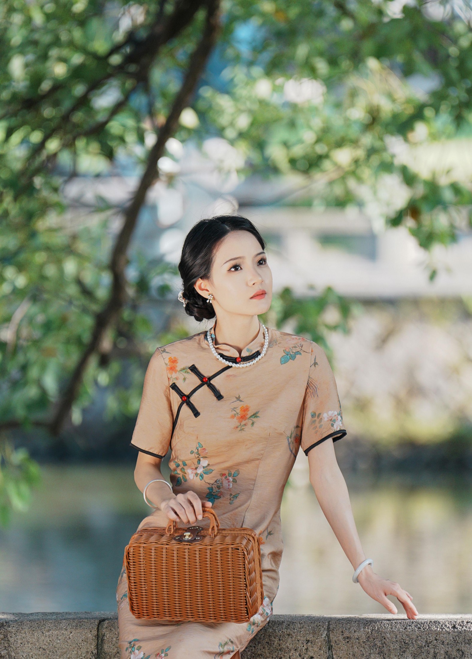 南栀nz – 《古风人像拍摄-旗袍-南栀》[17P] 插图2